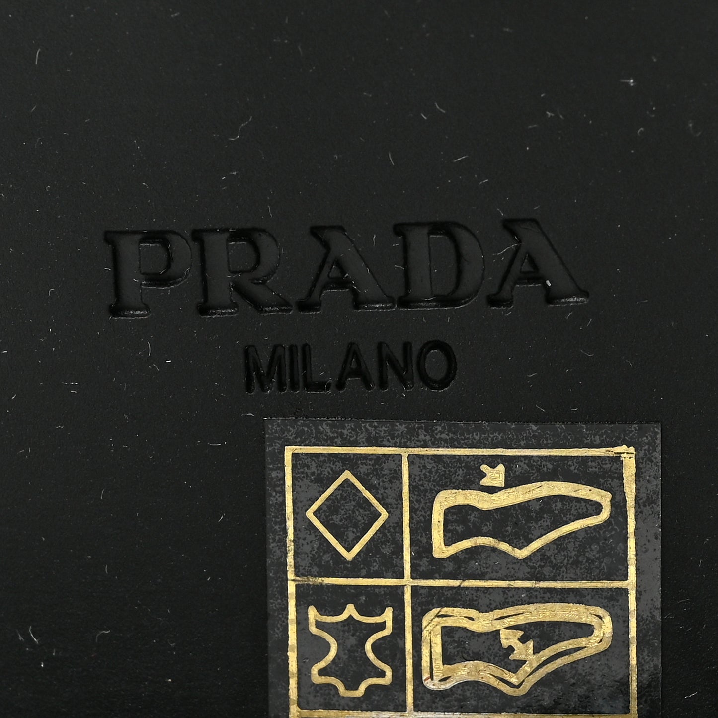 Spazzolato Metal Triangle Logo 50mm Lug Sole Loafers 39 Black