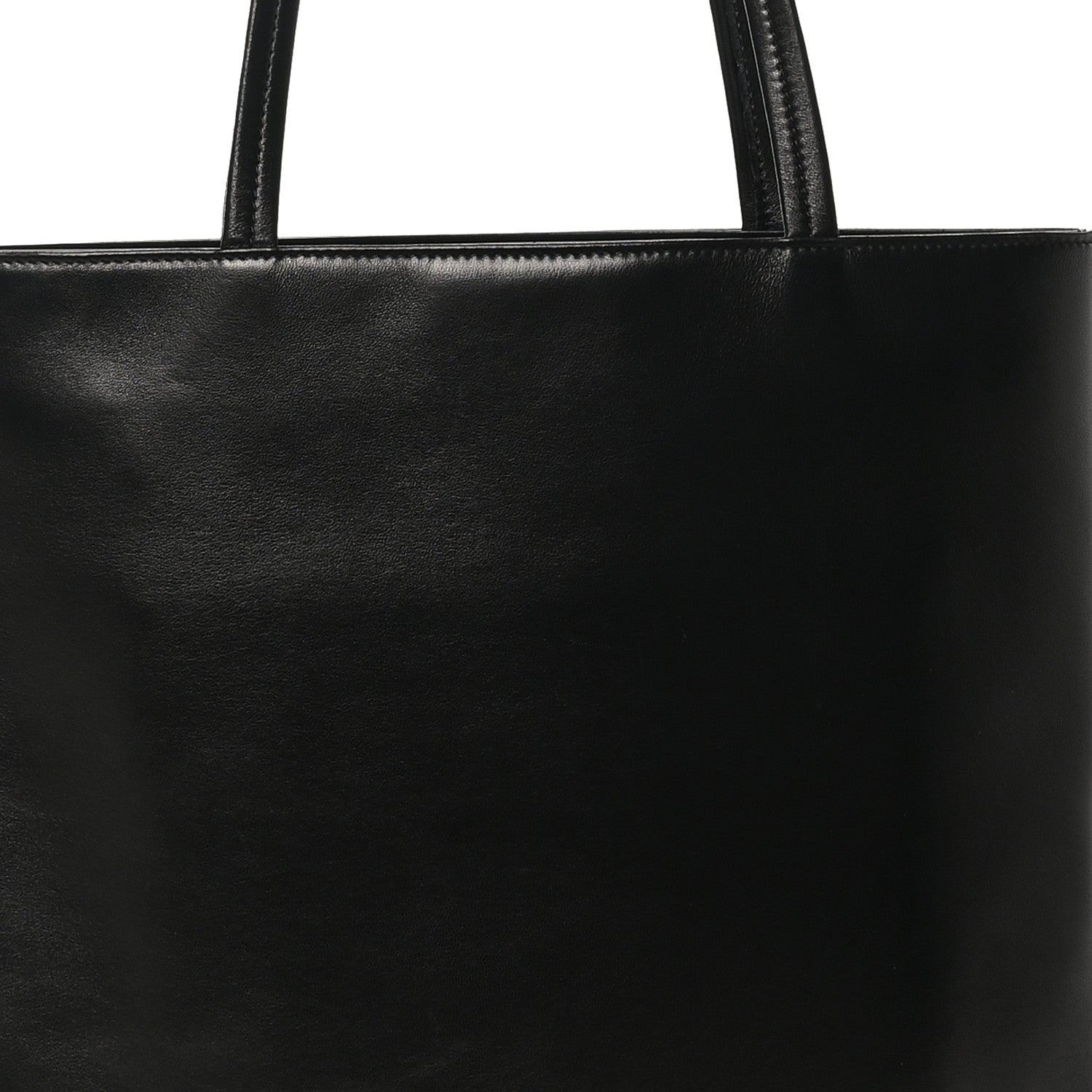 The Row Lambskin Flat Tote Black 7 of 10