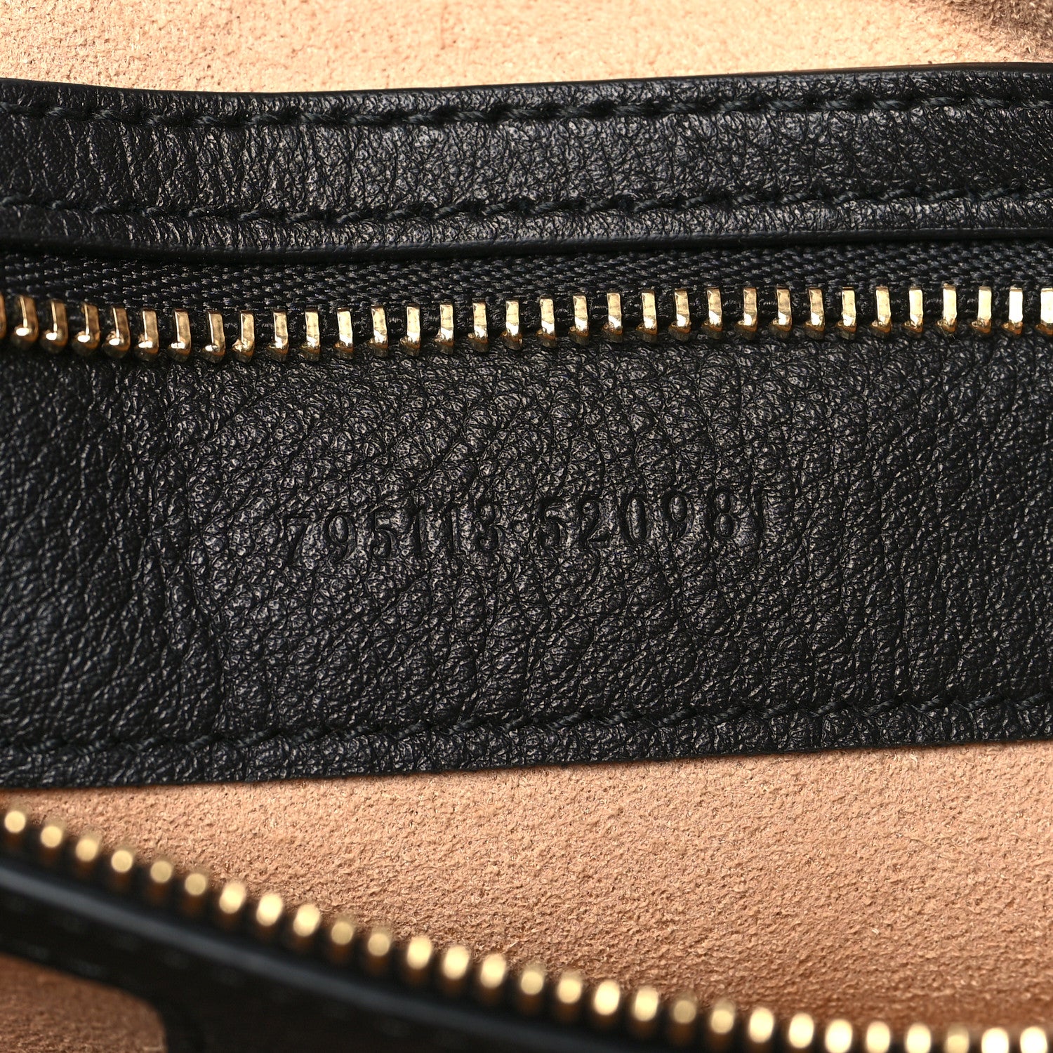 Gucci GG Supreme Monogram Medium Padlock Shoulder Bag Black 7 of 10