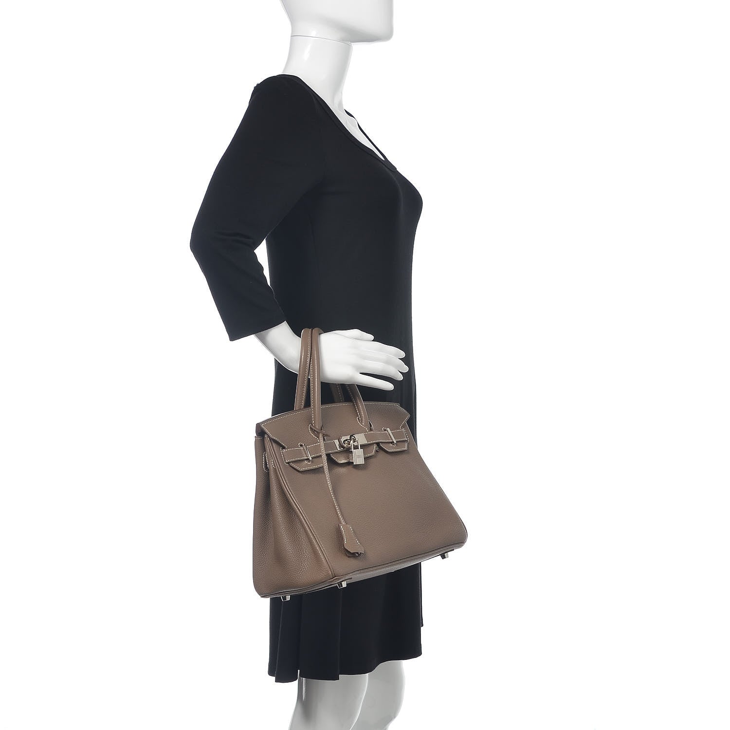 Hermes Togo Birkin 30 Etoupe 2 of 32