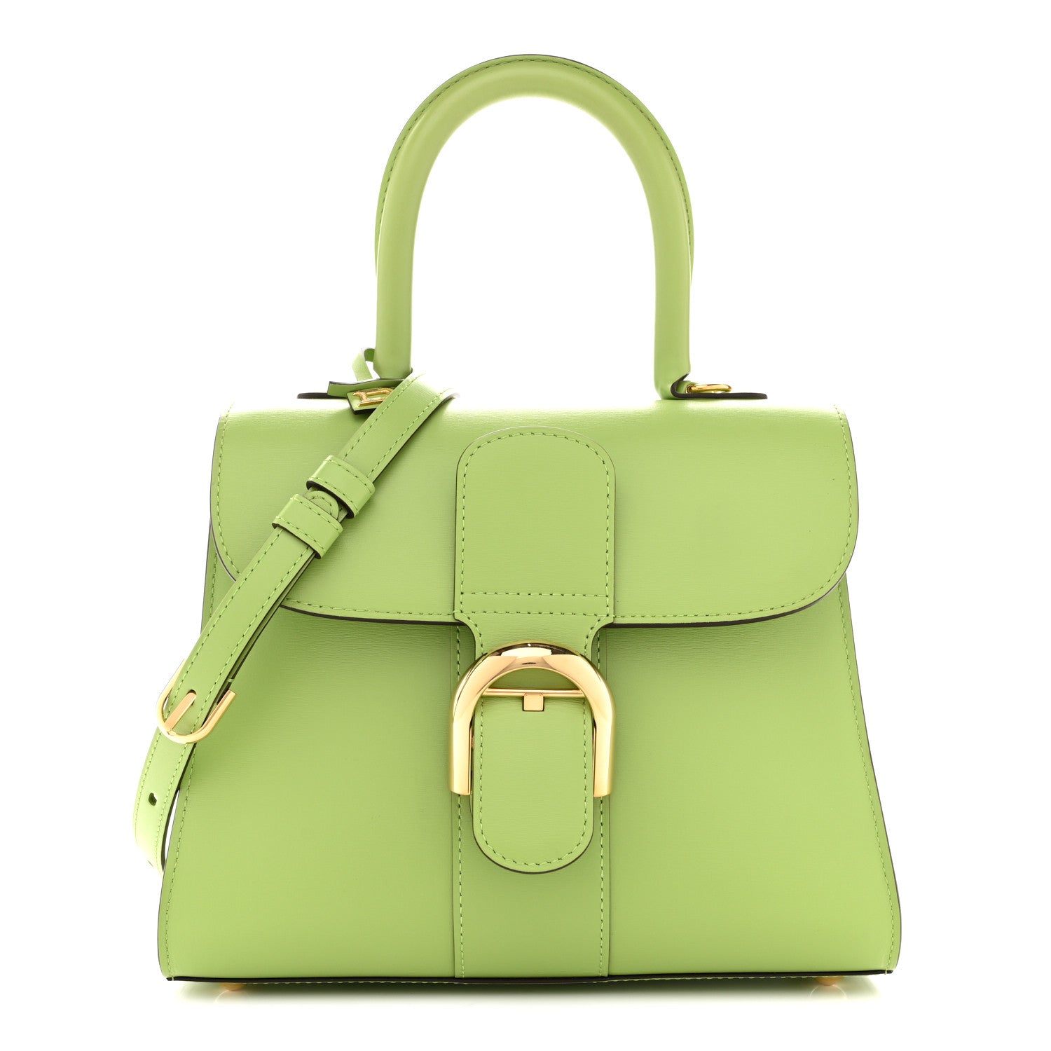 Delvaux Box Calfskin PM Brillant Satchel Aloe 1878405 – FASHIONPHILE