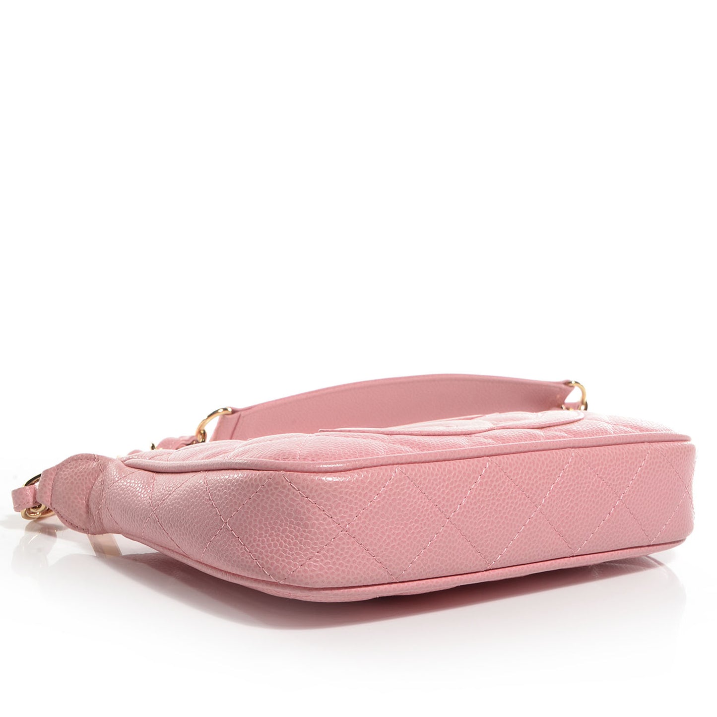 Caviar Quilted Timeless Shoulder Bag Pink