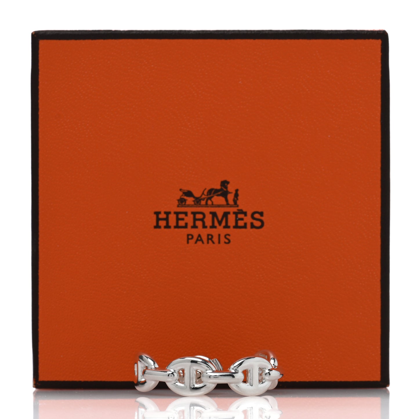Sterling Silver Chaine D'Ancre Enchainee Single Climber Earring
