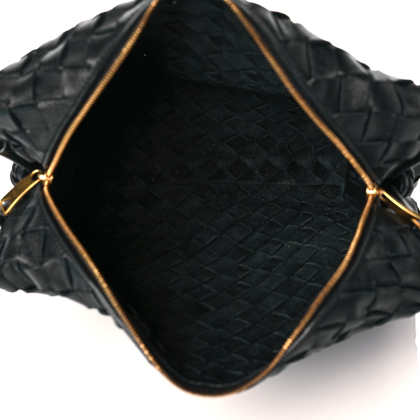 Nappa Intrecciato Medium Loop Camera Bag Black