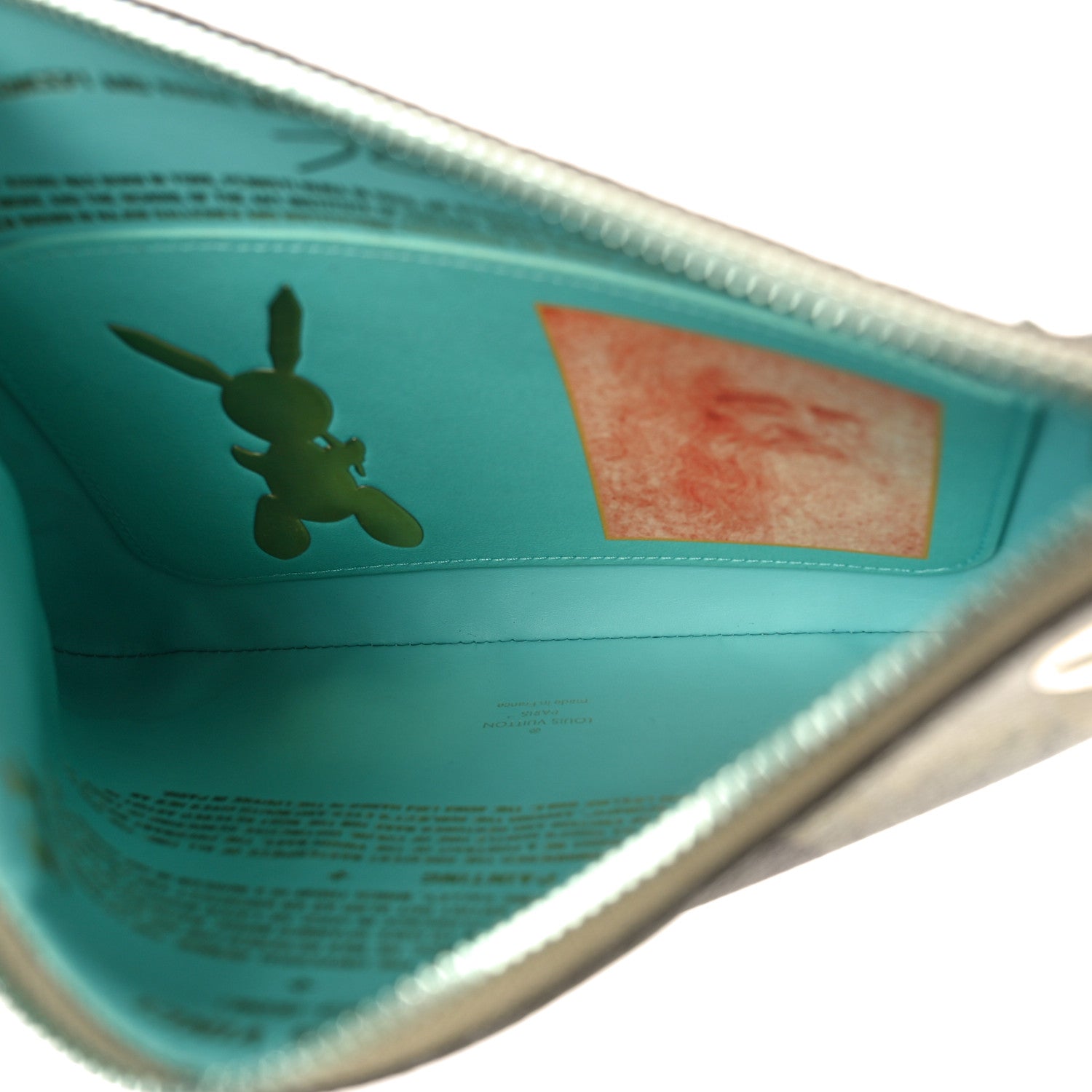 Louis Vuitton Masters Da Vinci Pochette Clutch Vert D’eau 5 of 12