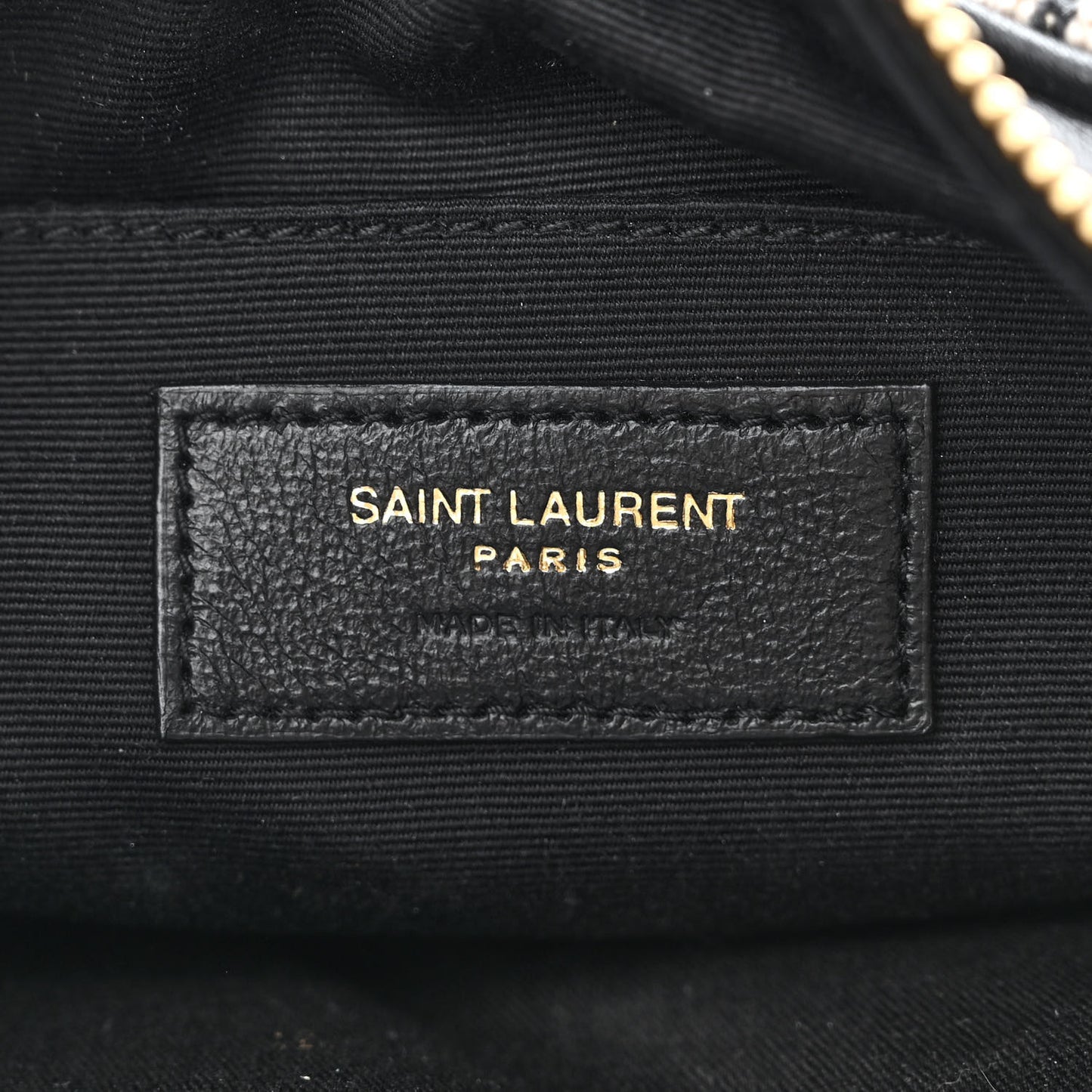 Canvas Calfskin Monogram Lou Camera Bag Black Grey Cream
