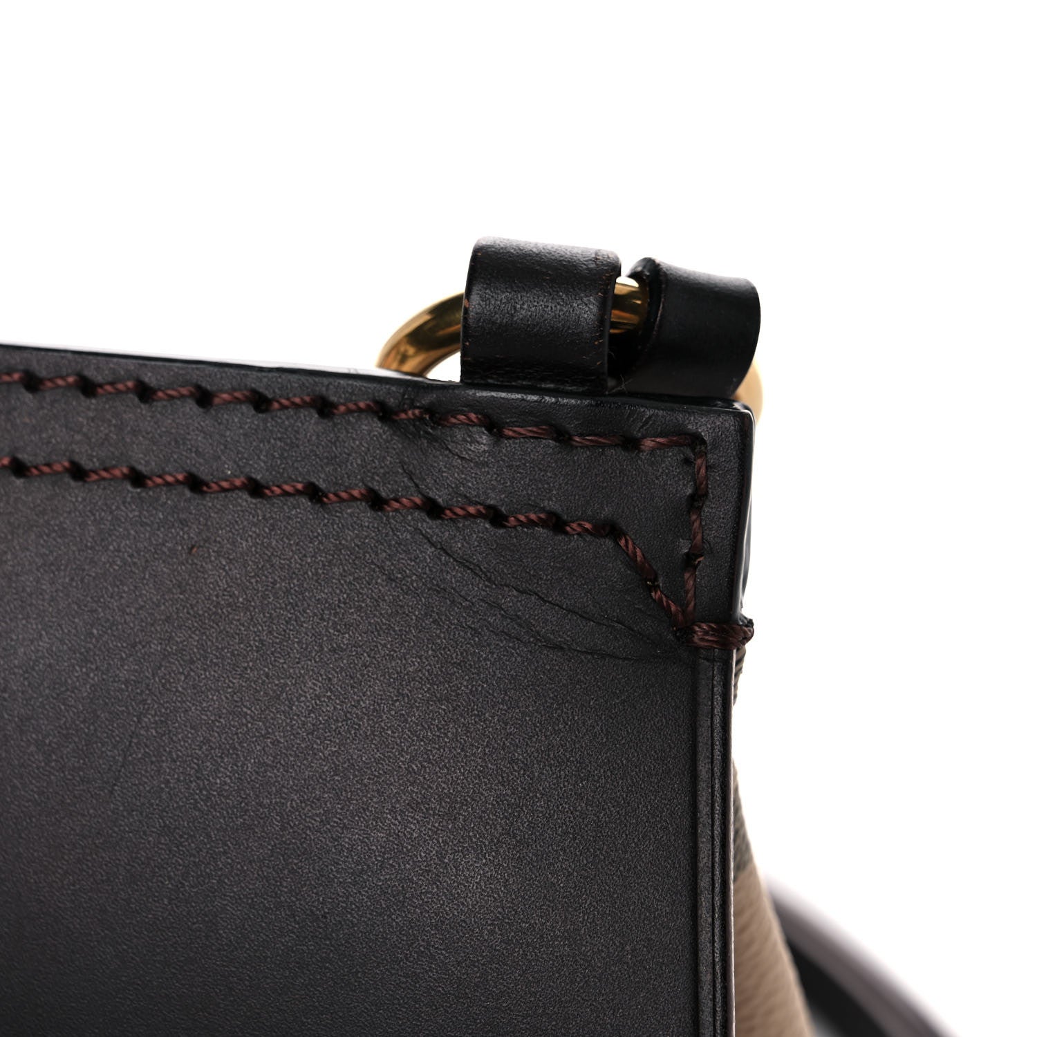 Burberry Haymarket Check Baby Bridle Saddle Bag Dark Clove Brown 18 of 20