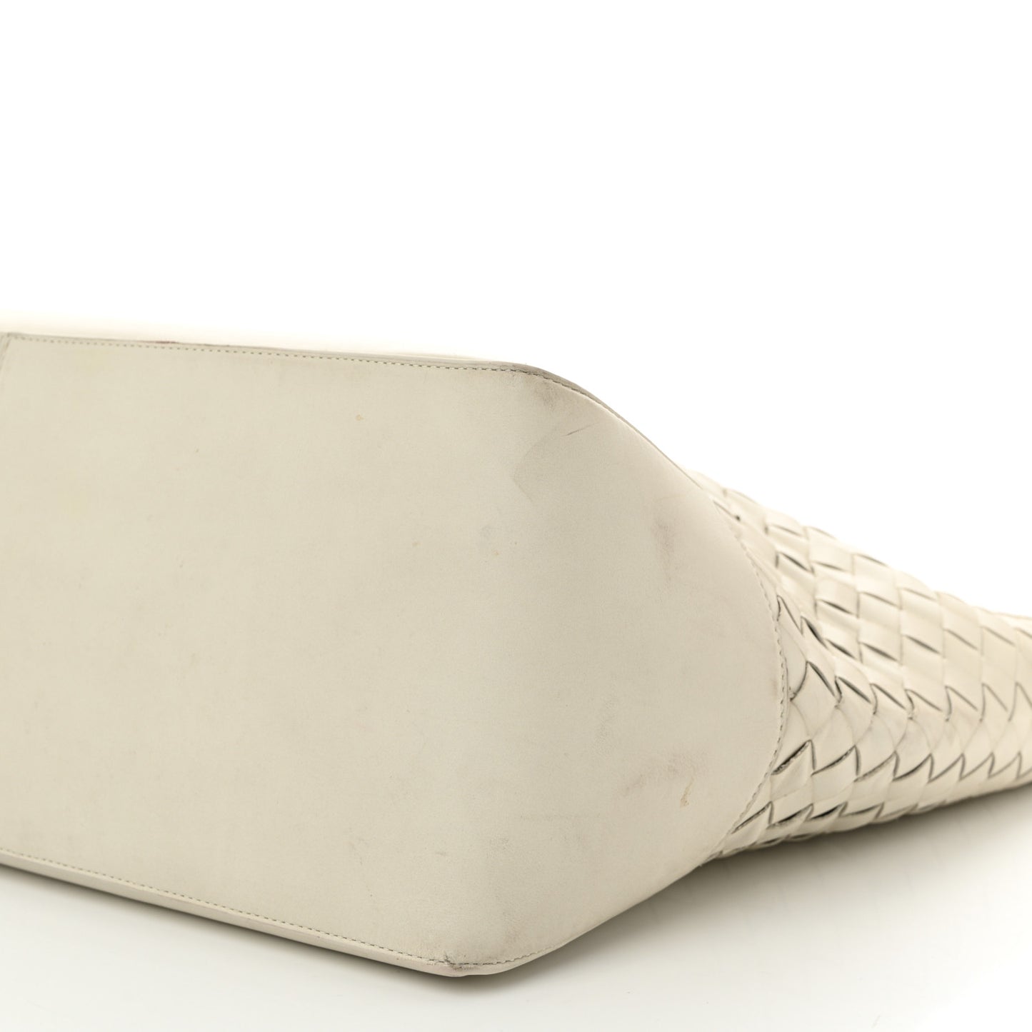 Nappa Intrecciato Tote Bag White