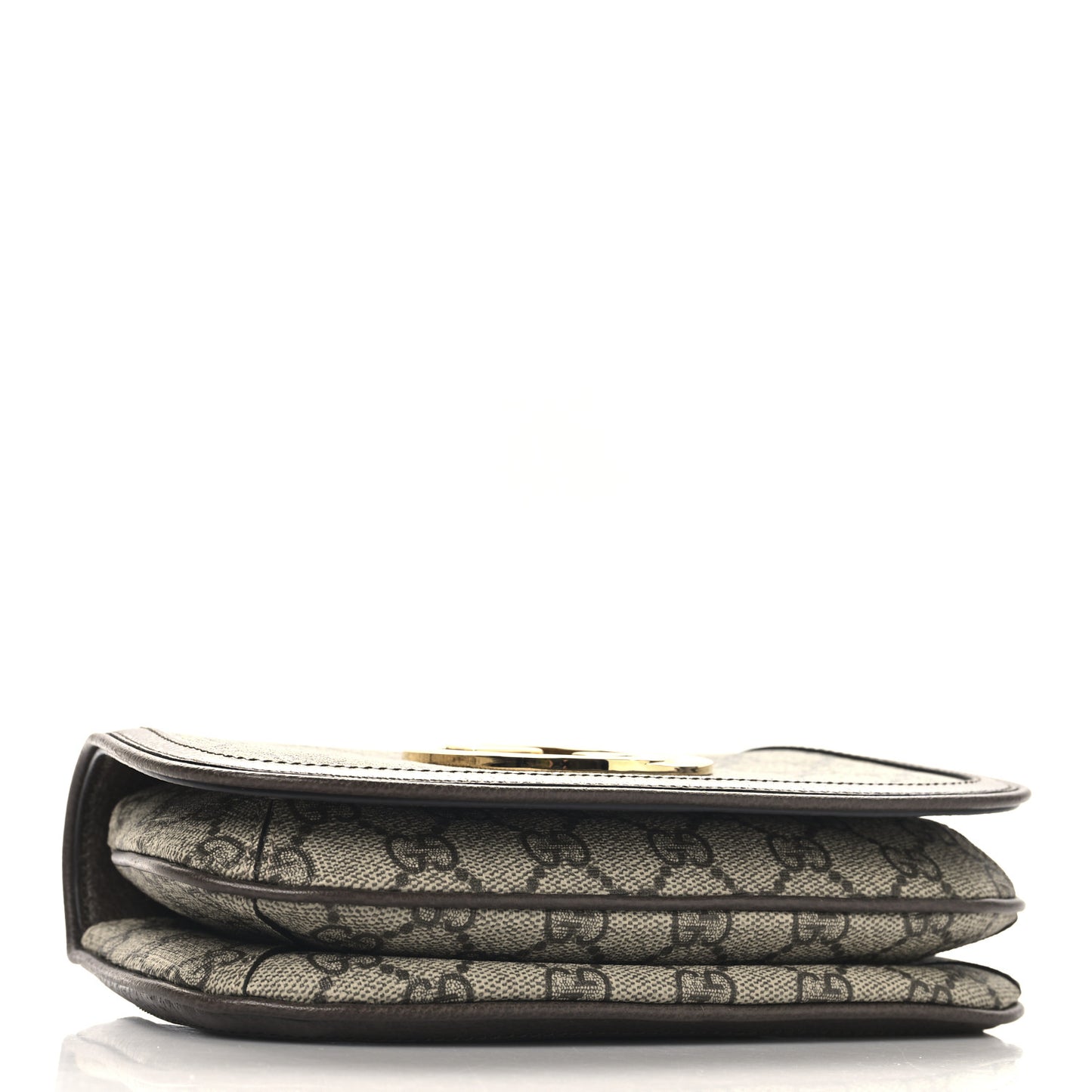 GG Supreme Monogram Textured Dollar Calfskin Blondie Belt Bag 80 32 Beige Ebony New Acero