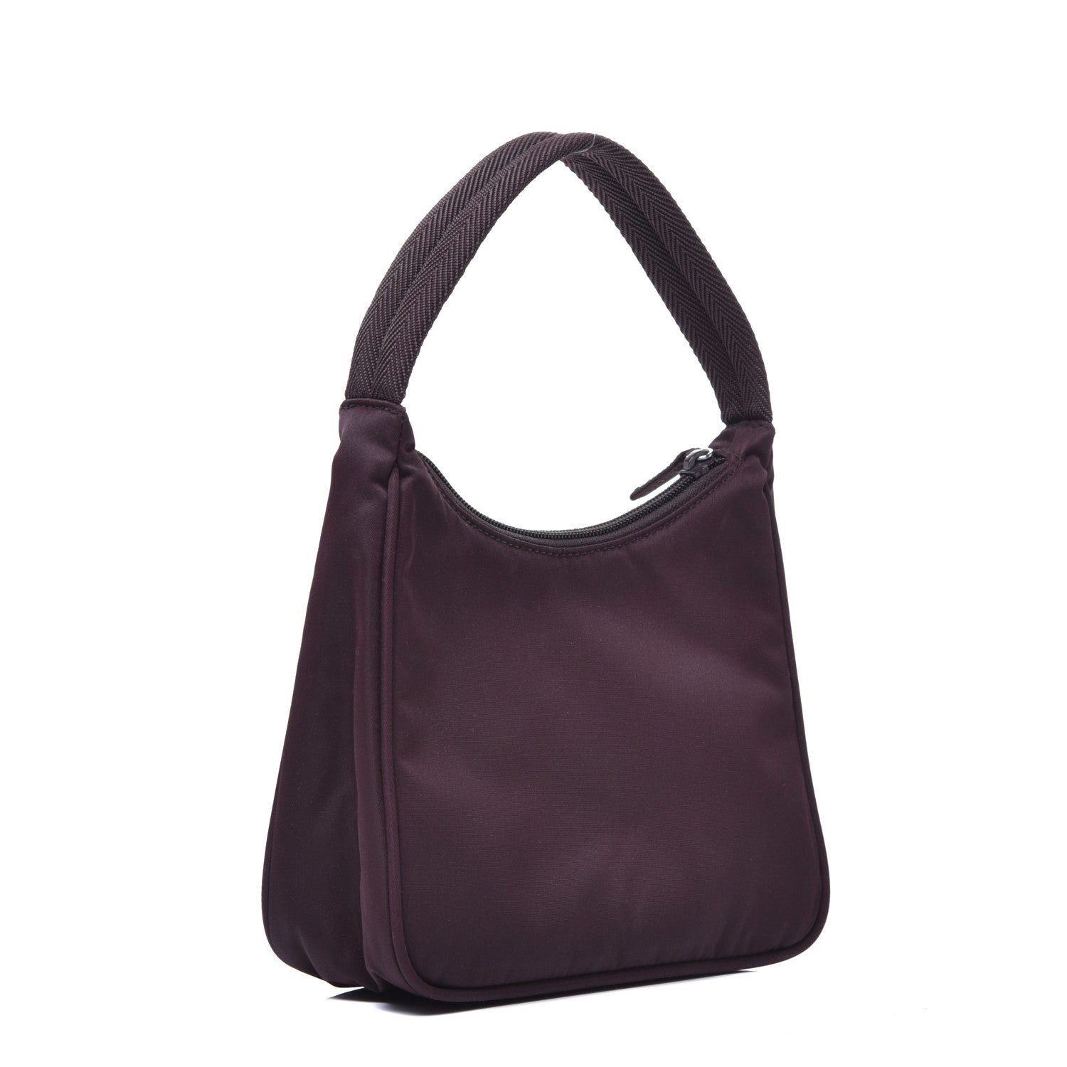 Prada Nylon Vela Shoulder Bag Prugna 3 of 8