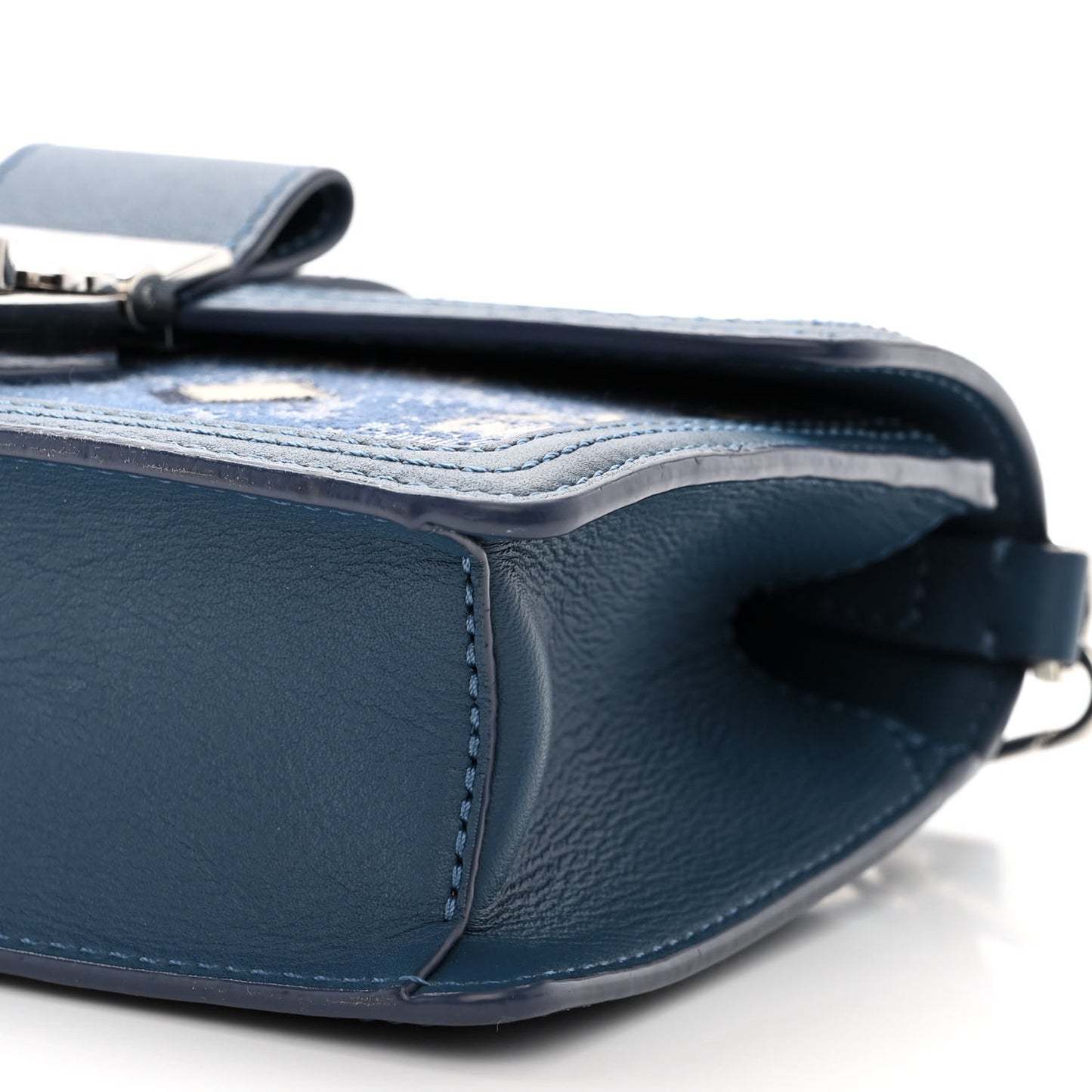 Vintage Jacquard Monogram Mini Tracy Crossbody Blue