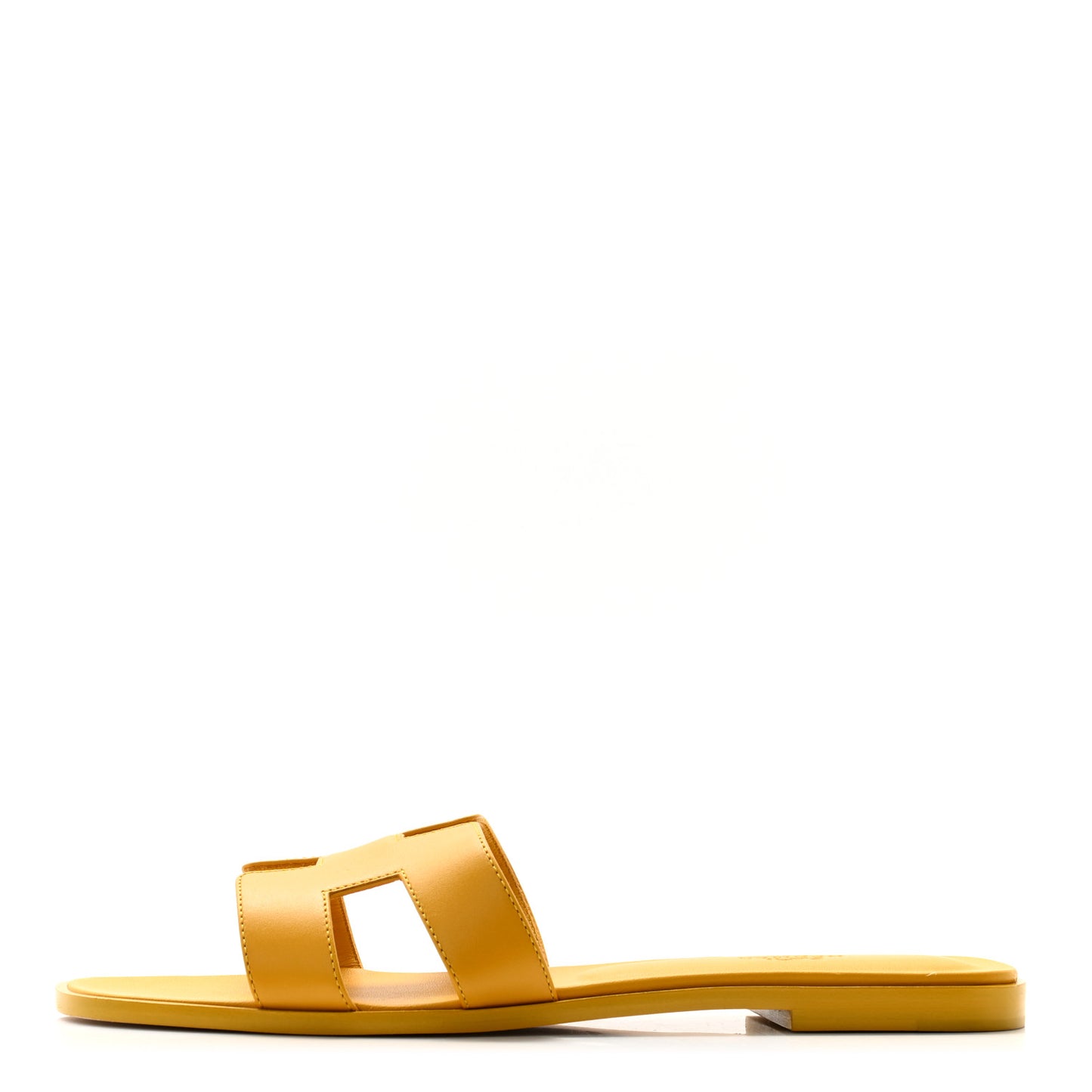 Box Calfskin Oran Sandals 41 Jaune Citron