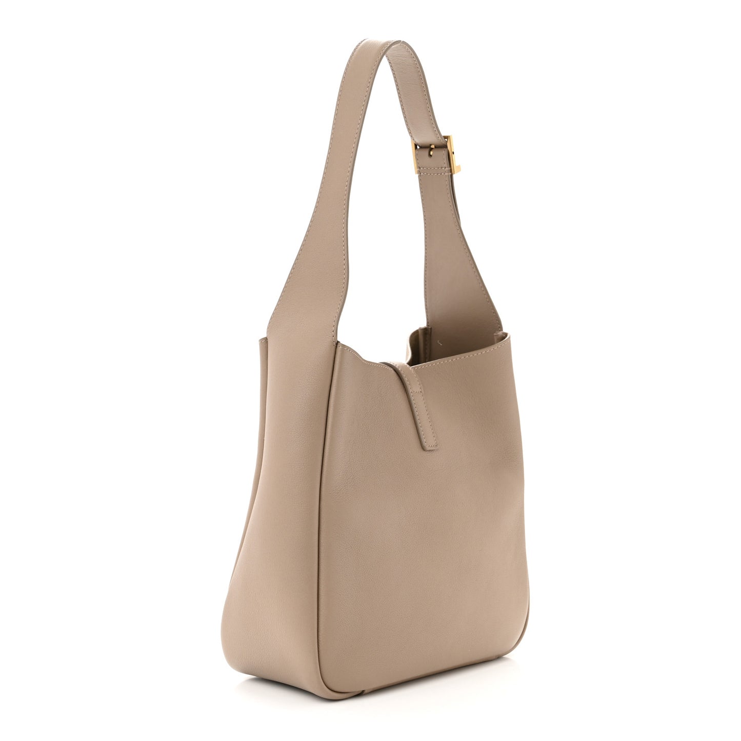 Smooth Calfskin Small Le 5 A 7 Soft Hobo Dusty Grey