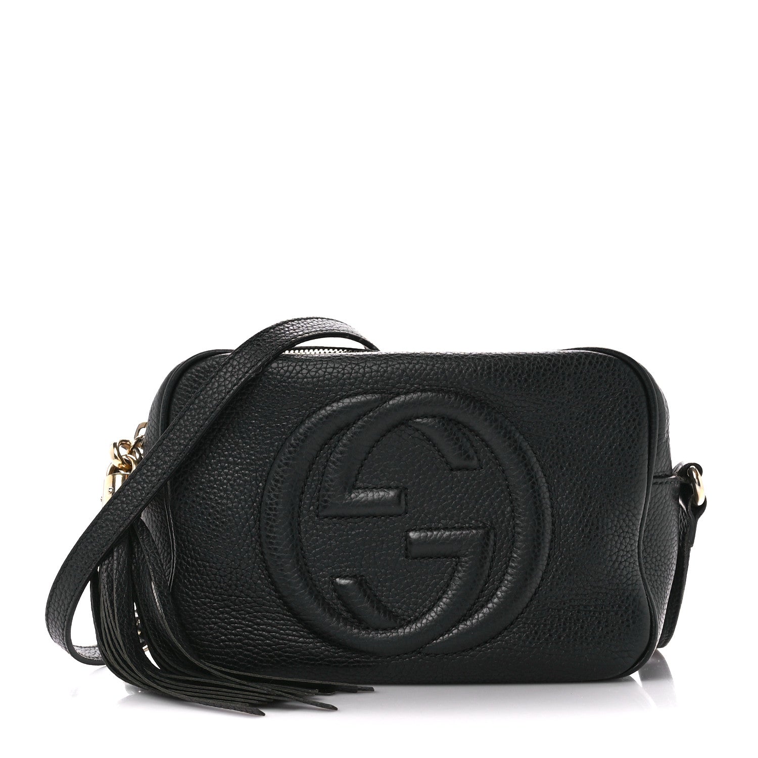 Gucci Pebbled Calfskin Small Soho Disco Bag Black 1 of 13