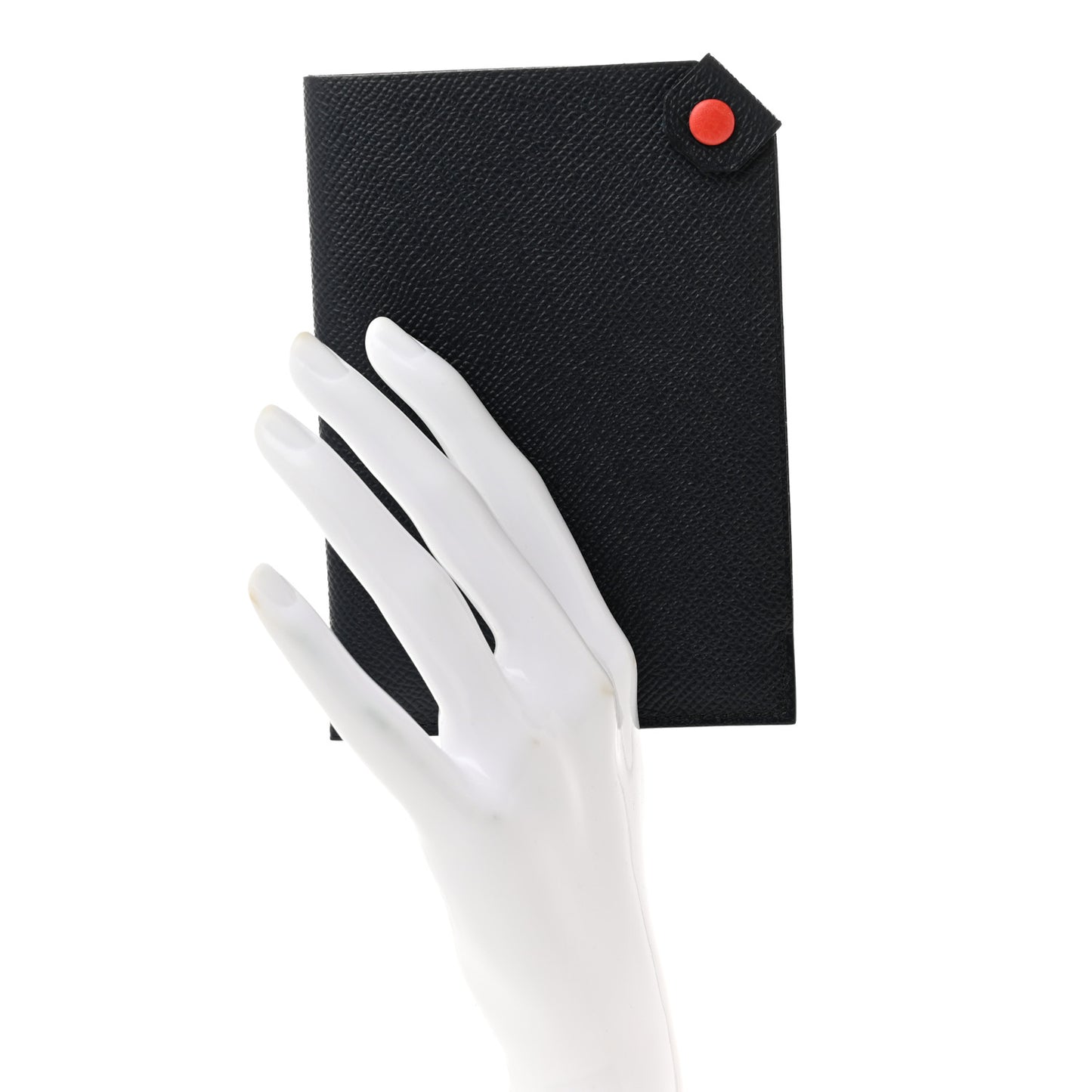 Epsom Tarmac Dot PM Passport Holder Bleu Indigo Capucine