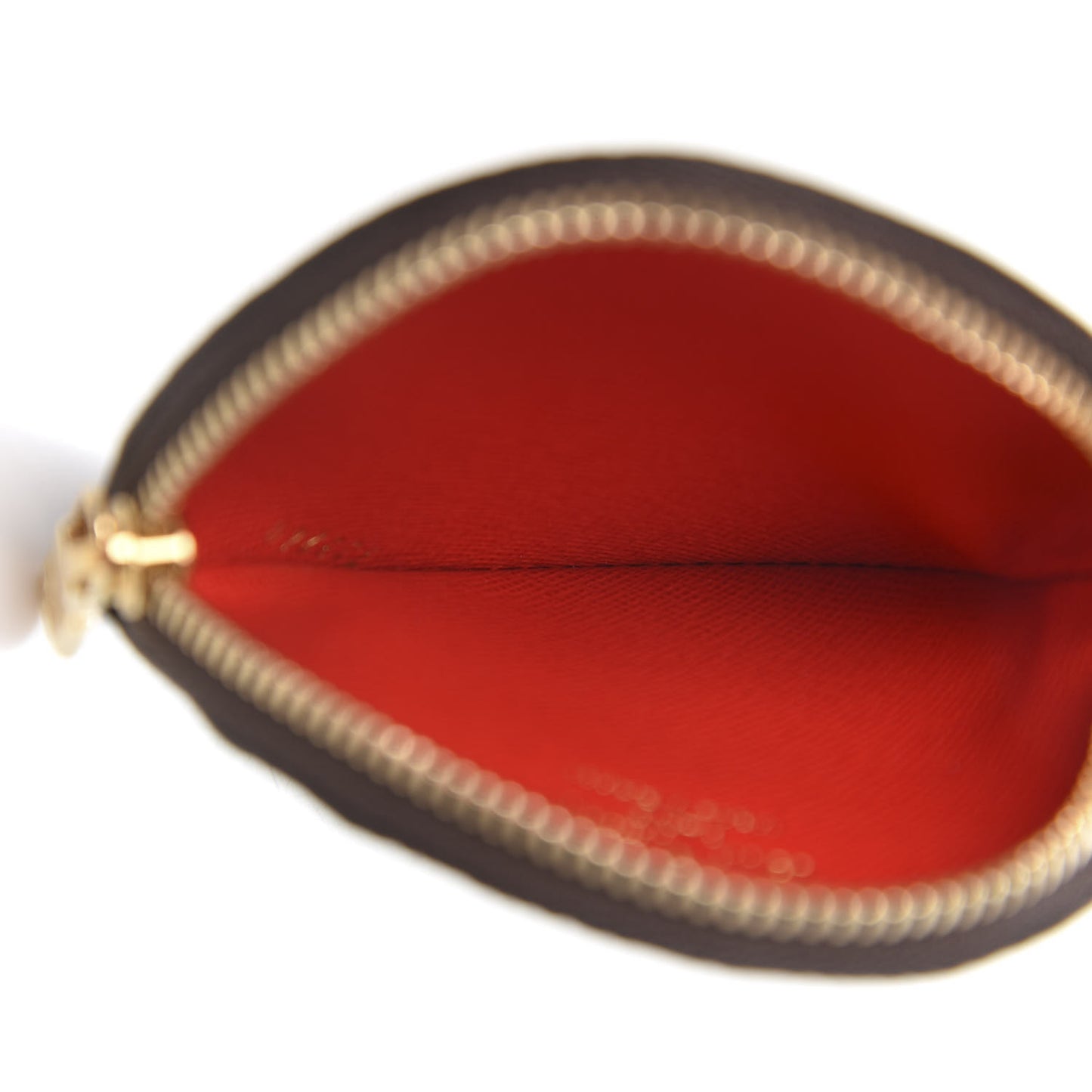 Monogram 2020 Christmas Animation Bumper Cars Round Coin Purse Coquelicot