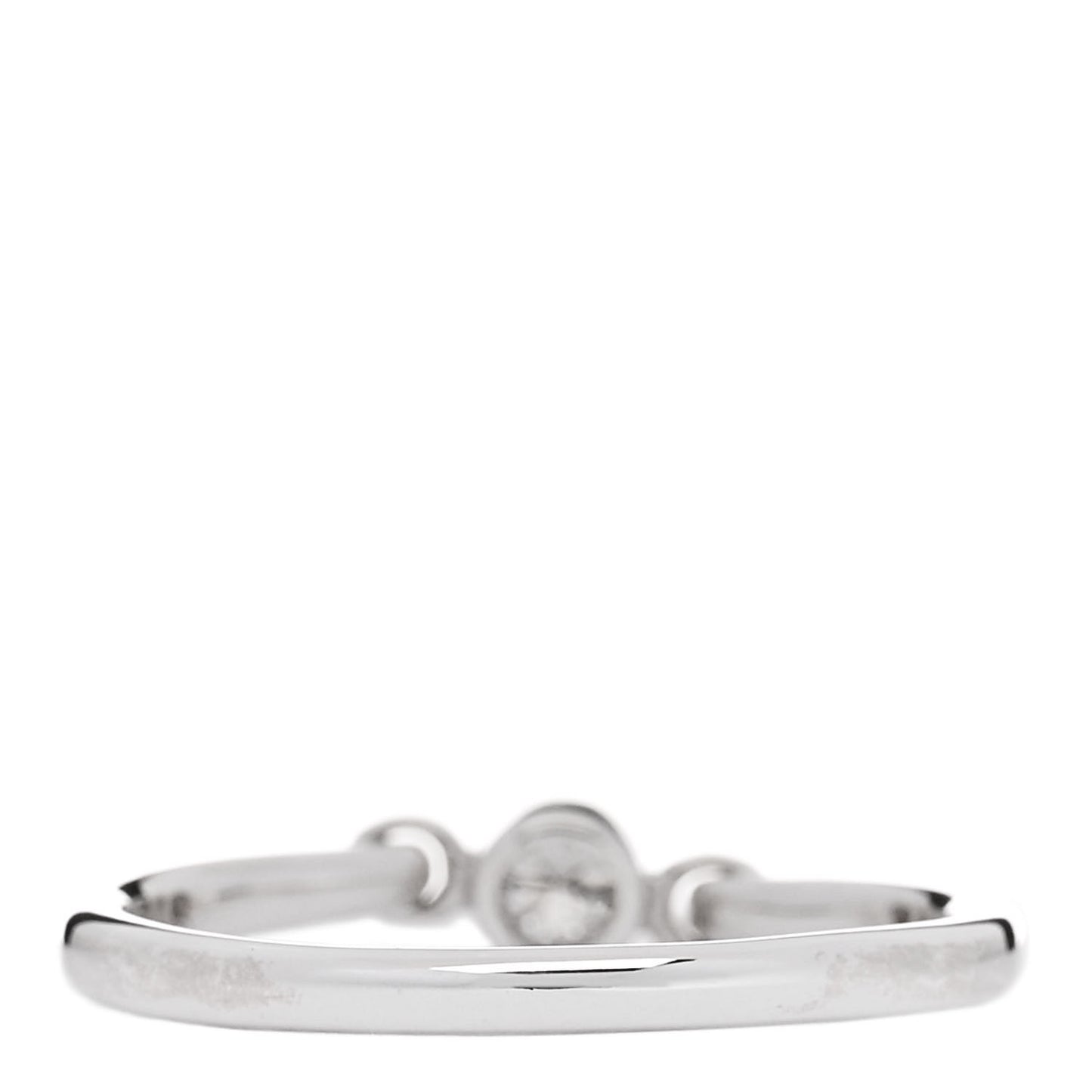 Sterling Silver Diamond Elsa Peretti Swan Ring 56 7.5