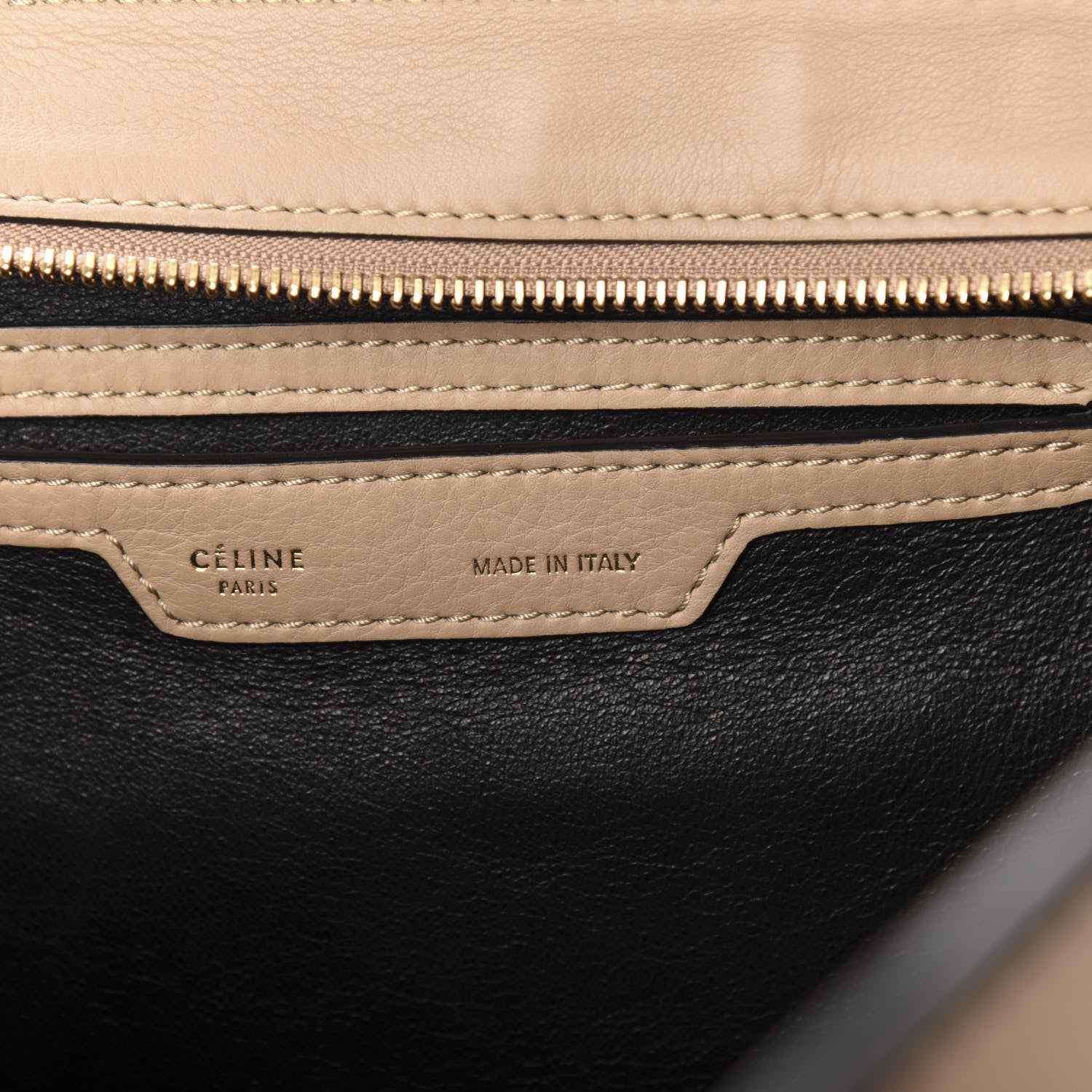 Celine Smooth Calfskin Suede Medium Trapeze Sahara 7 of 13