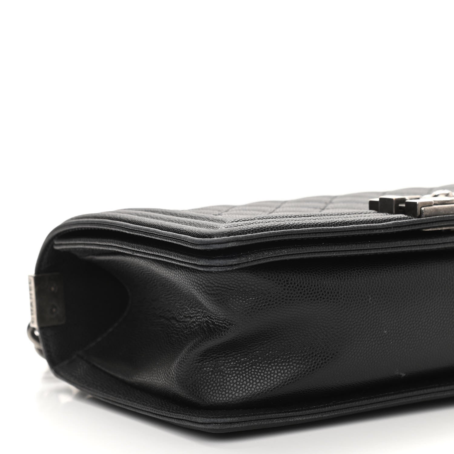 Chanel Caviar Quilted Medium Boy Flap Black 10 of 11