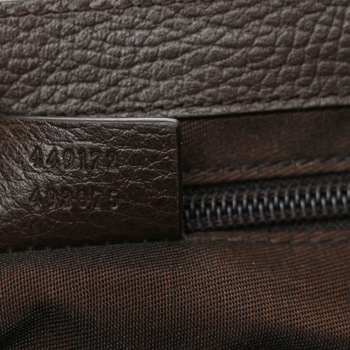 Monogram Flap Messenger Bag Beige Dark Brown