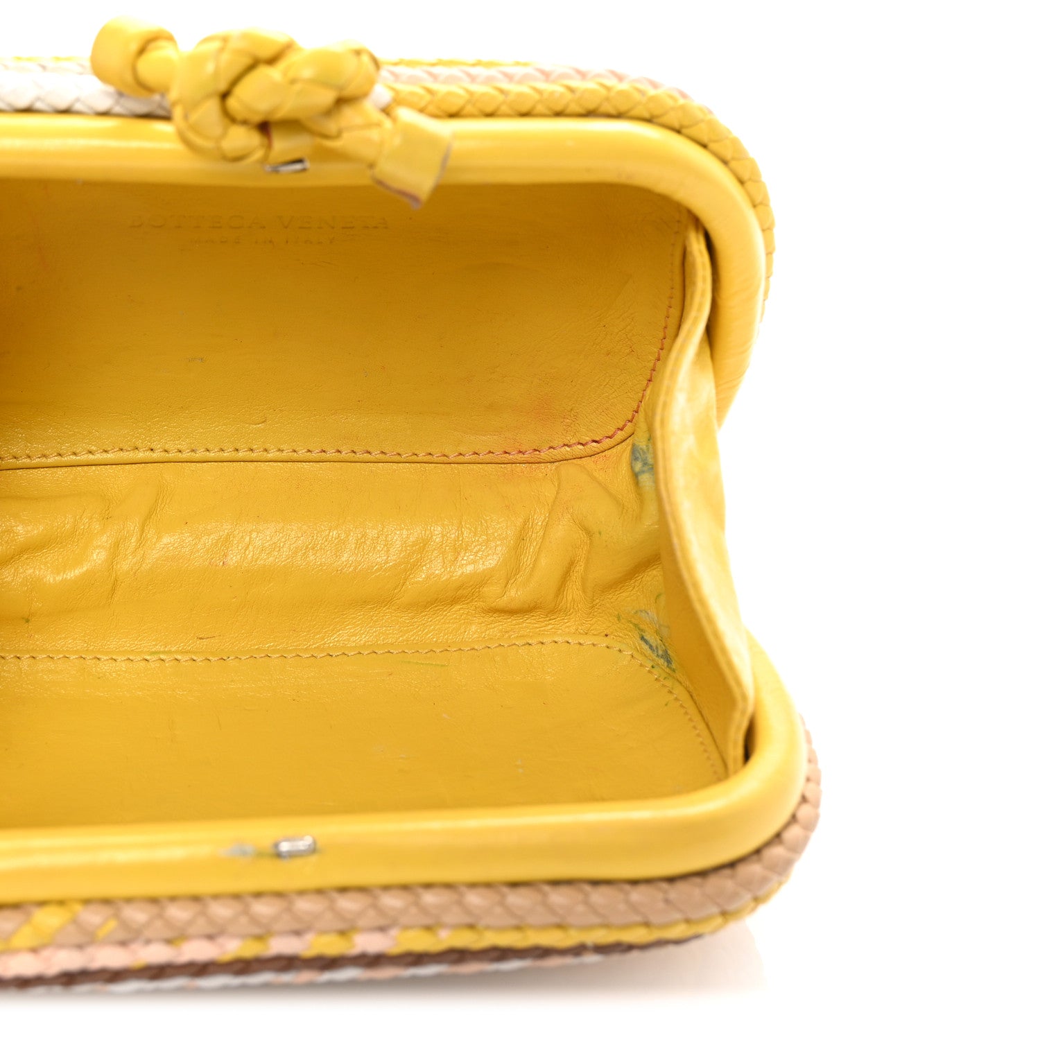 Bottega Veneta Nappa Intrecciato Braided Knot Clutch Multicolor 5 of 6