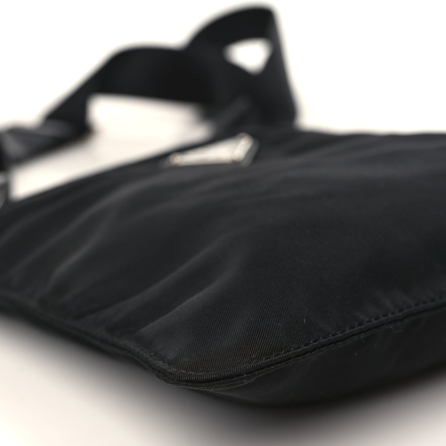 Tessuto Nylon Messenger Bag Black