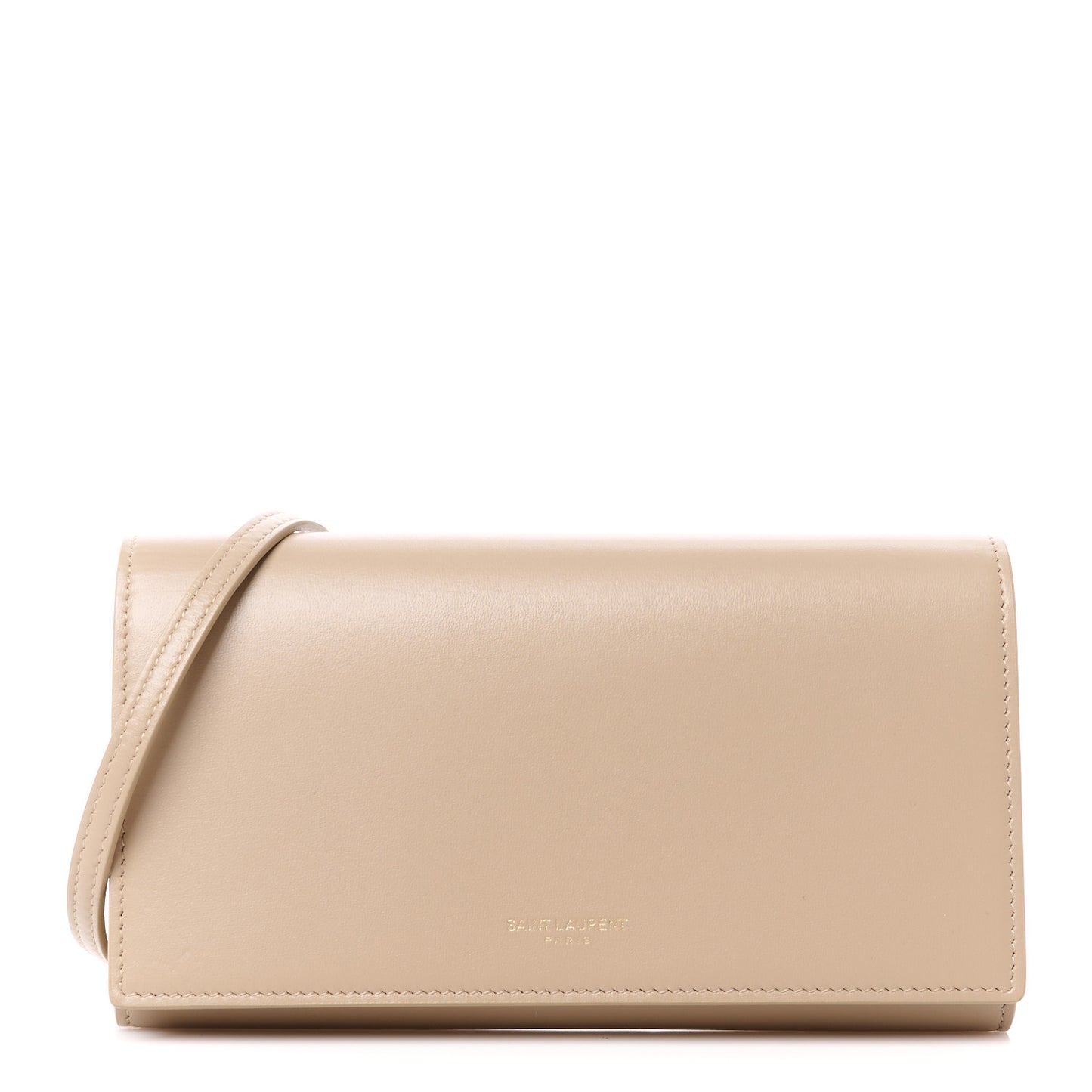 Smooth Calfskin Mini Paris Bag Dark Beige