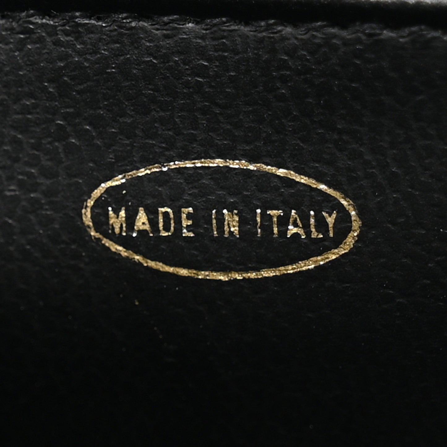 Calfskin Stitch Vanity Case Black