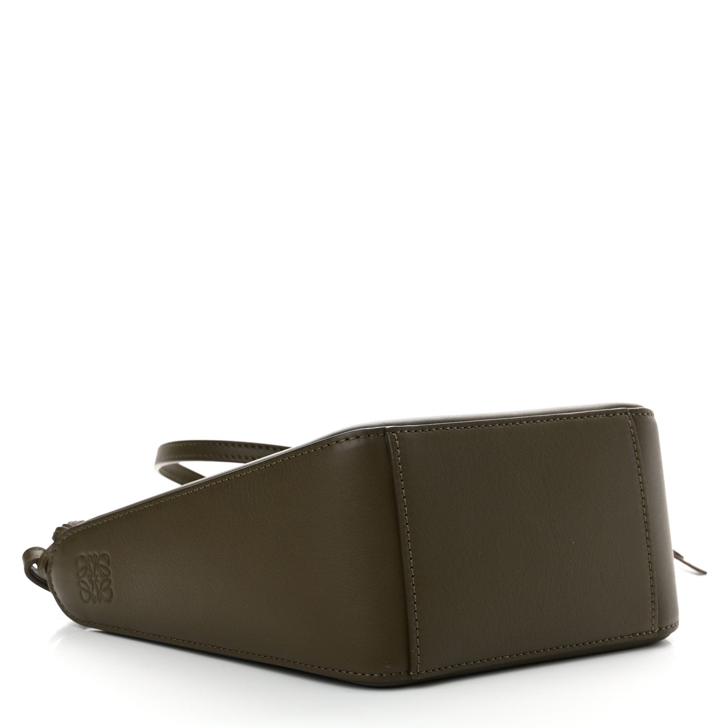Loewe Calfskin Mini Hammock Hobo Dark Khaki Green 4 of 10