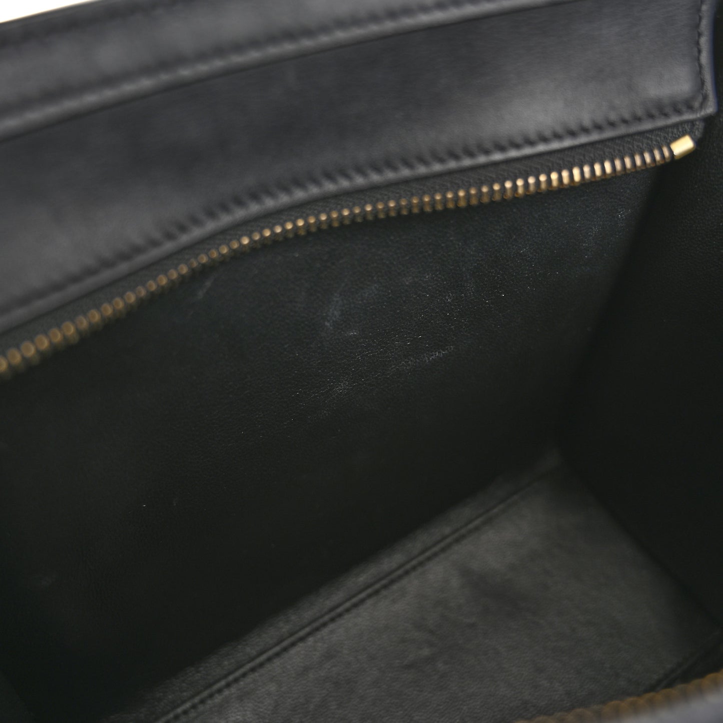 Smooth Calfskin Nano Luggage Black