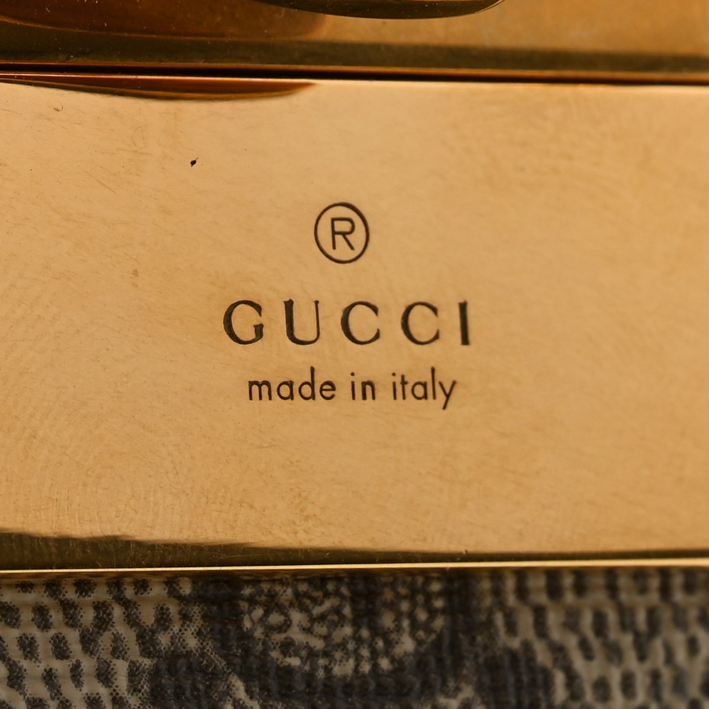 GG Supreme Monogram Plutone Calfskin Double G Reversible 37mm Belt 120 48 Beige Ebony New Acero