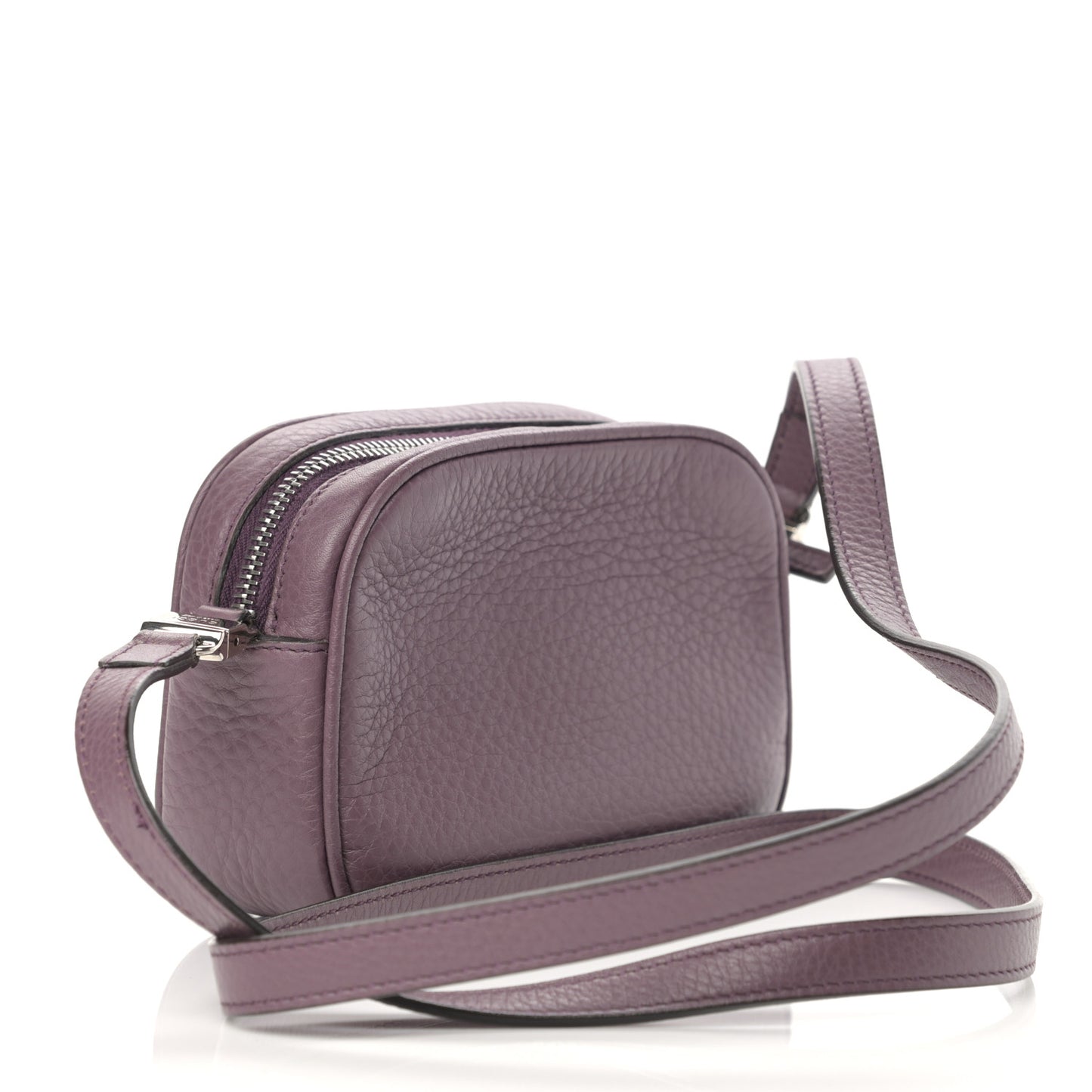Pebbled Calfskin Children's Mini Soho Disco Messenger Bag Peonia Flower