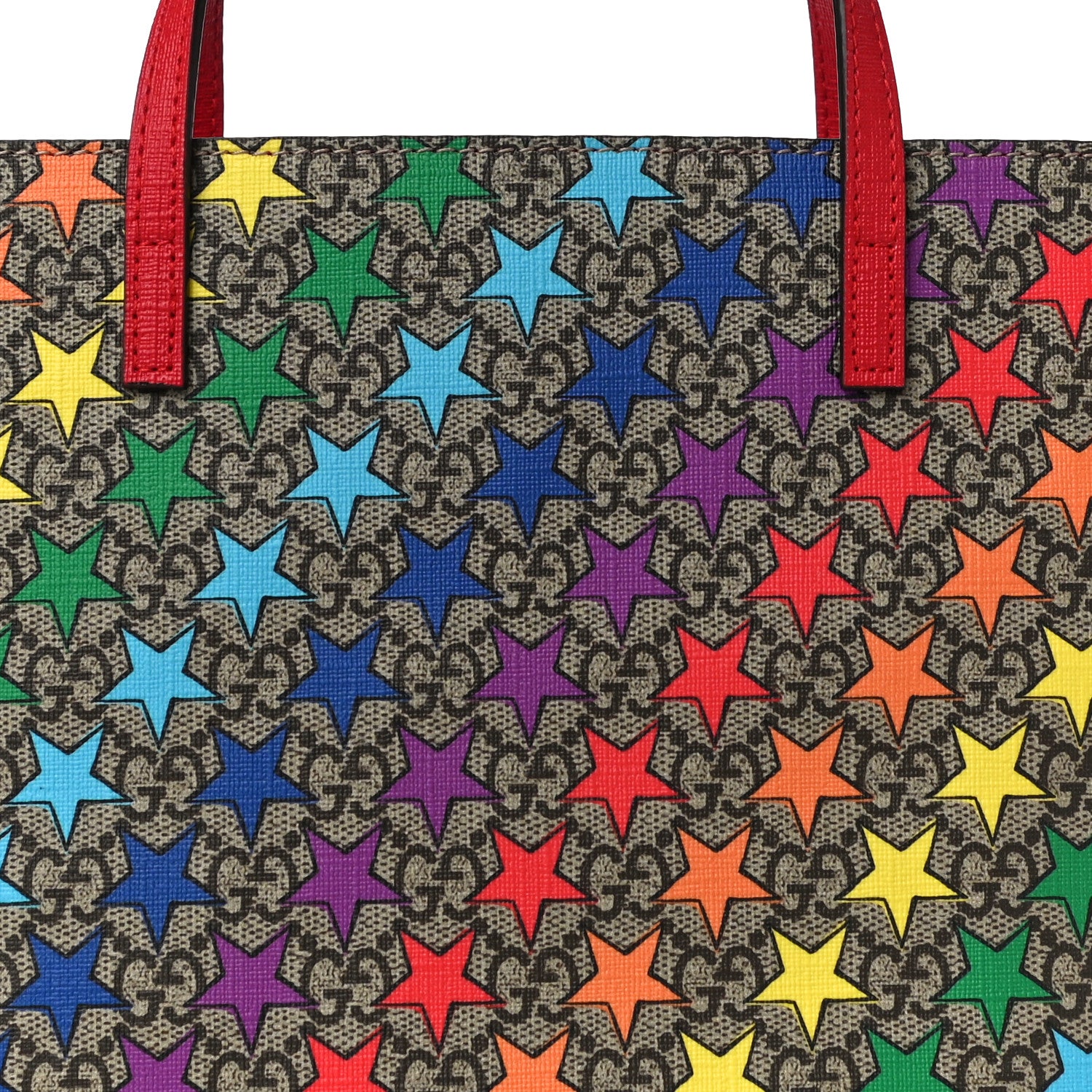 Gucci GG Supreme Monogram Childrens Star Print Tote Multicolor 9 of 11