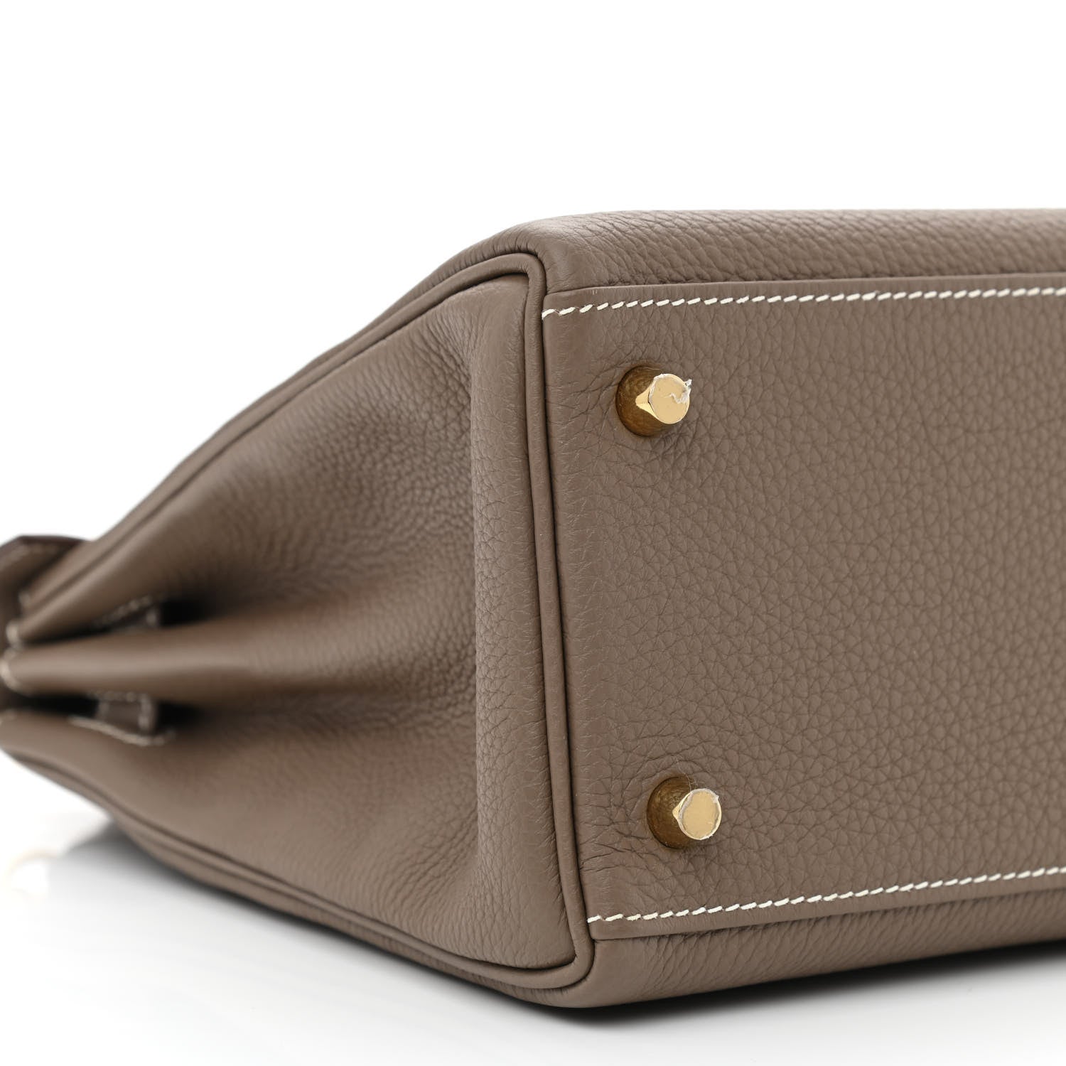 Hermes Togo Kelly Retourne 28 Etoupe 9 of 12
