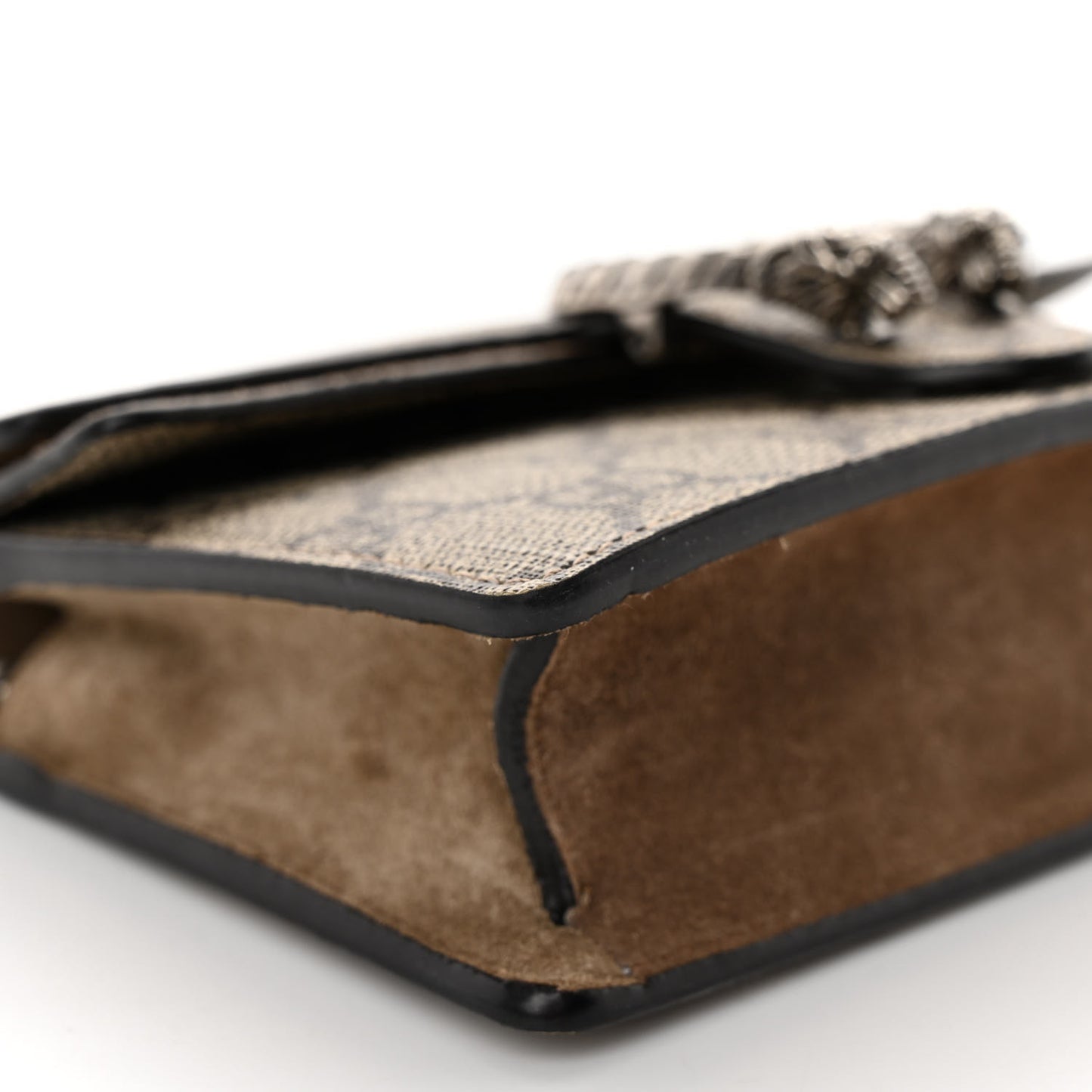 GG Supreme Monogram Super Mini Dionysus Shoulder Bag Taupe