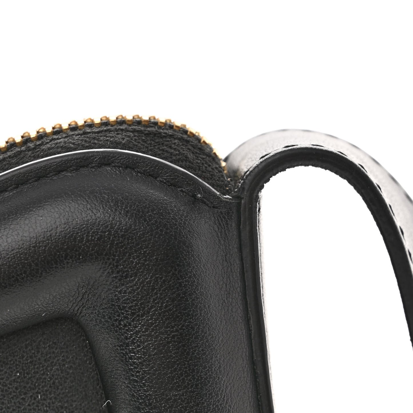 Smooth Calfskin Mini M Frame Bag Black