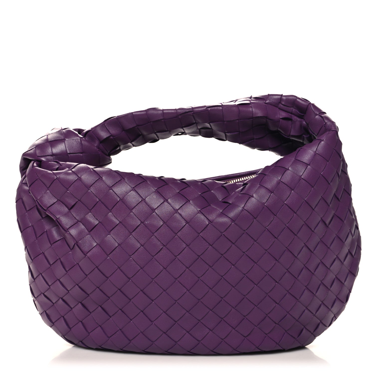 Bottega Veneta Nappa Intrecciato Teen Jodie Hobo Eggplant 1660040