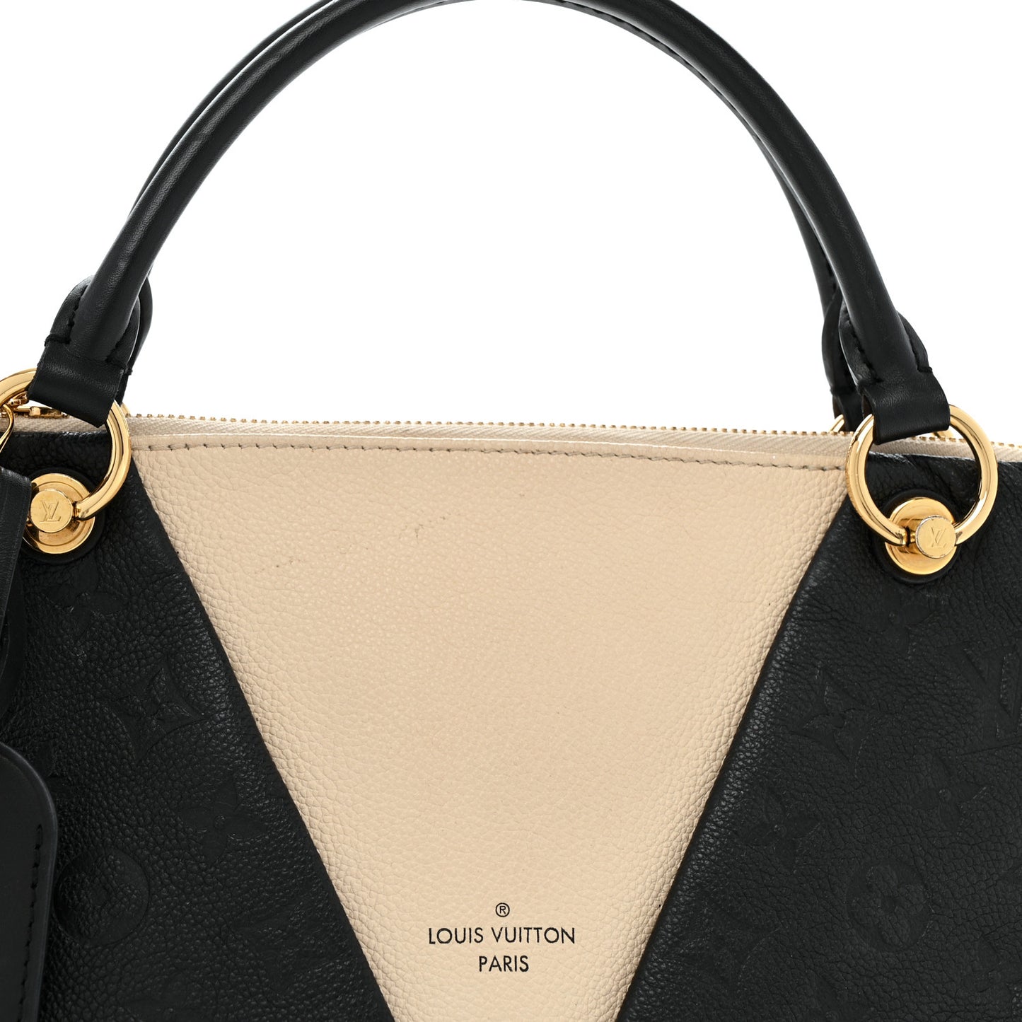 Empreinte V Tote BB Black Creme