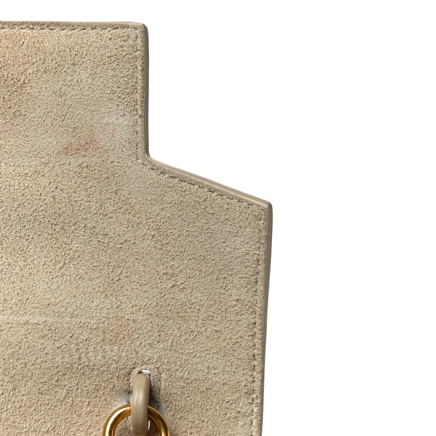 Grained Calfskin Nano Belt Bag Powder