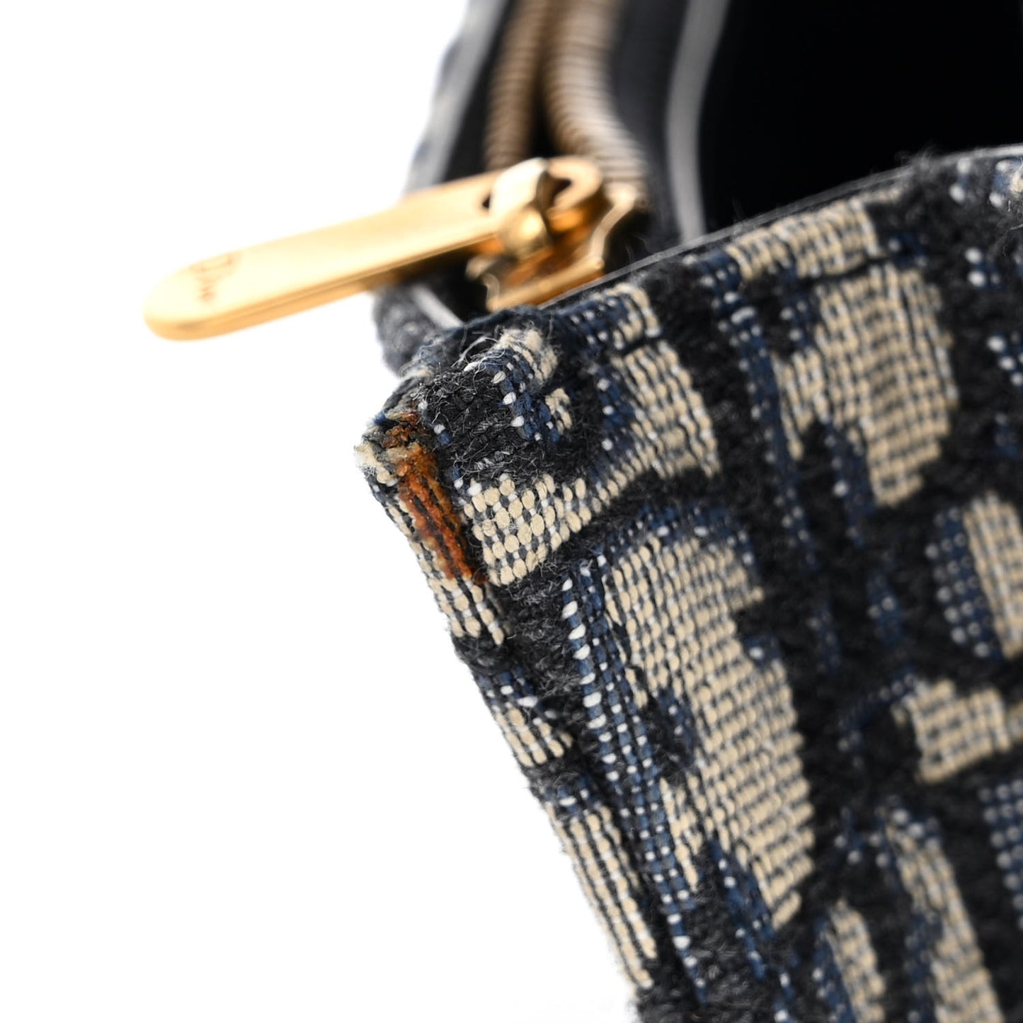 Oblique Saddle Belt Bag Blue