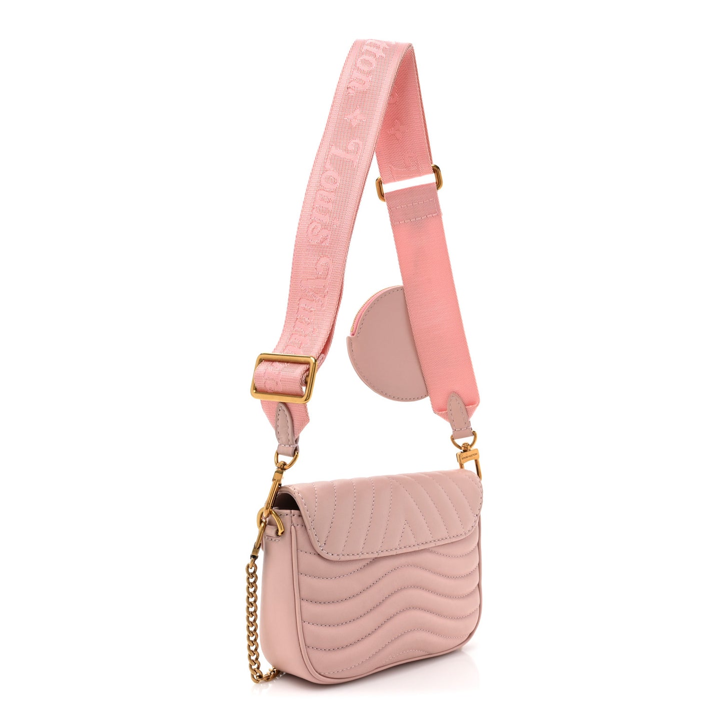 Calfskin New Wave Multi Pochette Rose Ballerine