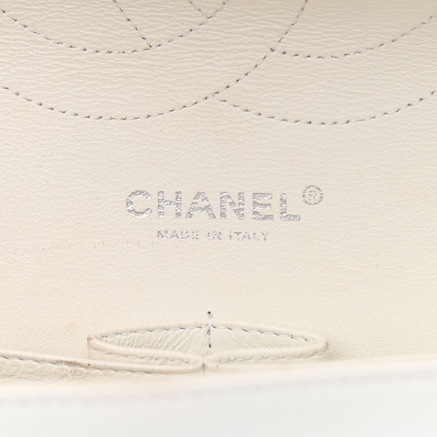 Chanel Caviar Quilted Jumbo Double Flap White 6 of 12