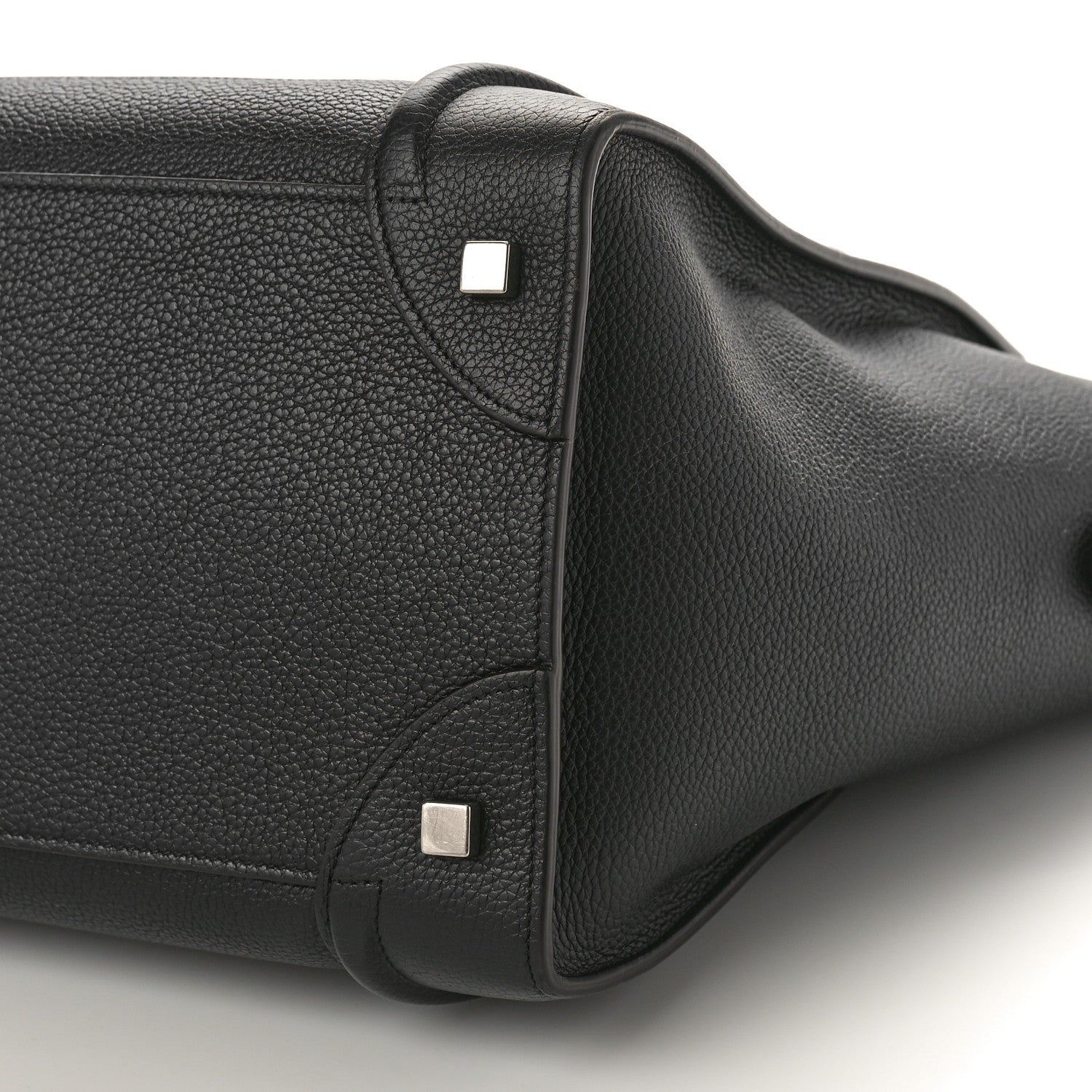 Celine Drummed Calfskin Mini Luggage Black 8 of 12
