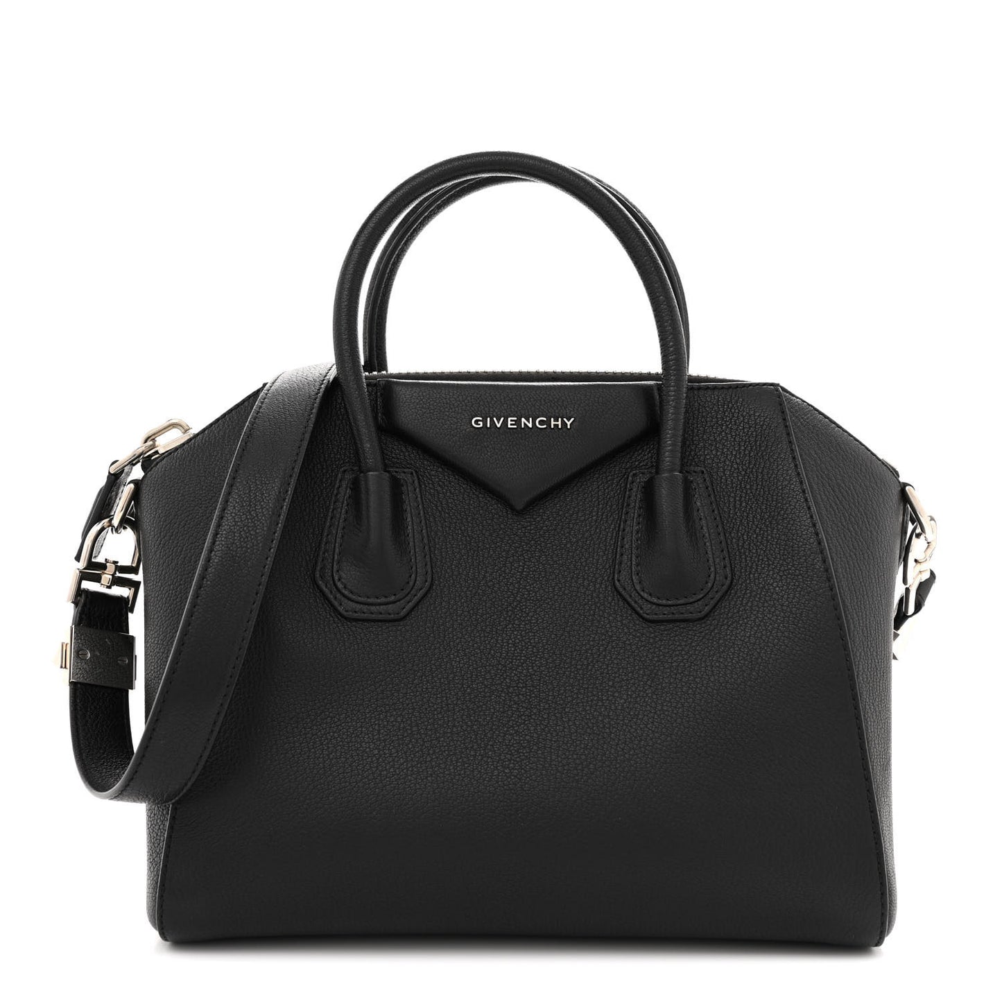 Sugar Goatskin Small Antigona Black