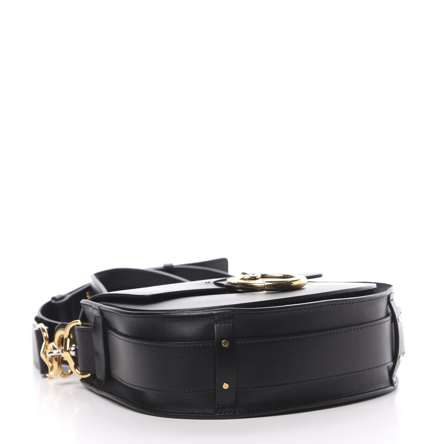 Chloe Grained Calfskin Large Tess Bag Black 5 of 18