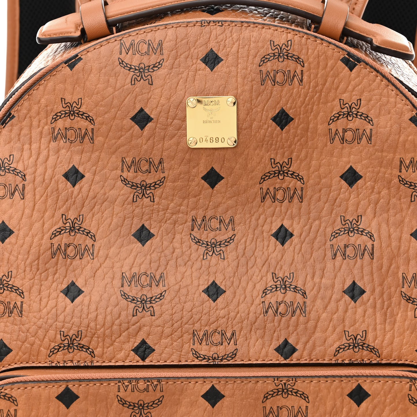 Visetos Medium Stark Backpack Cognac