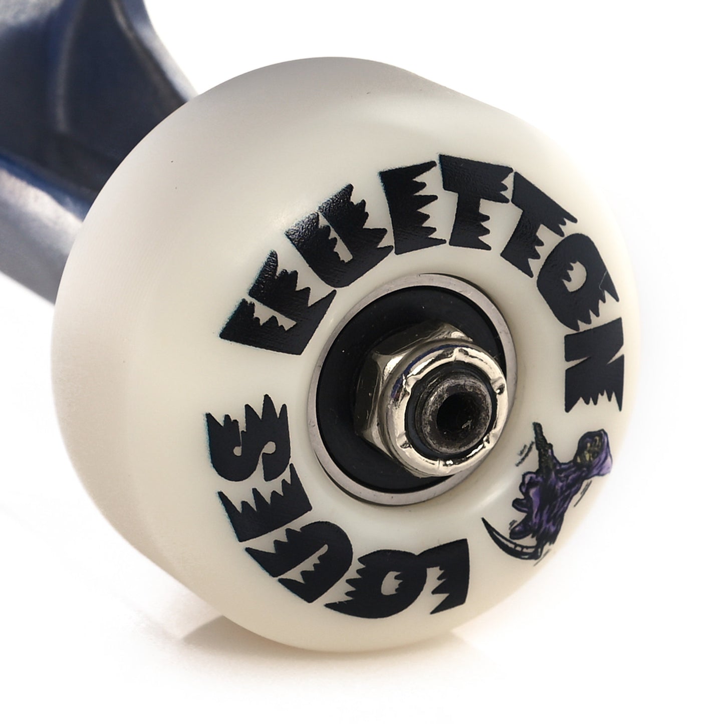 Monogram Illusion Maple Wood Skateboard Bleu Rose