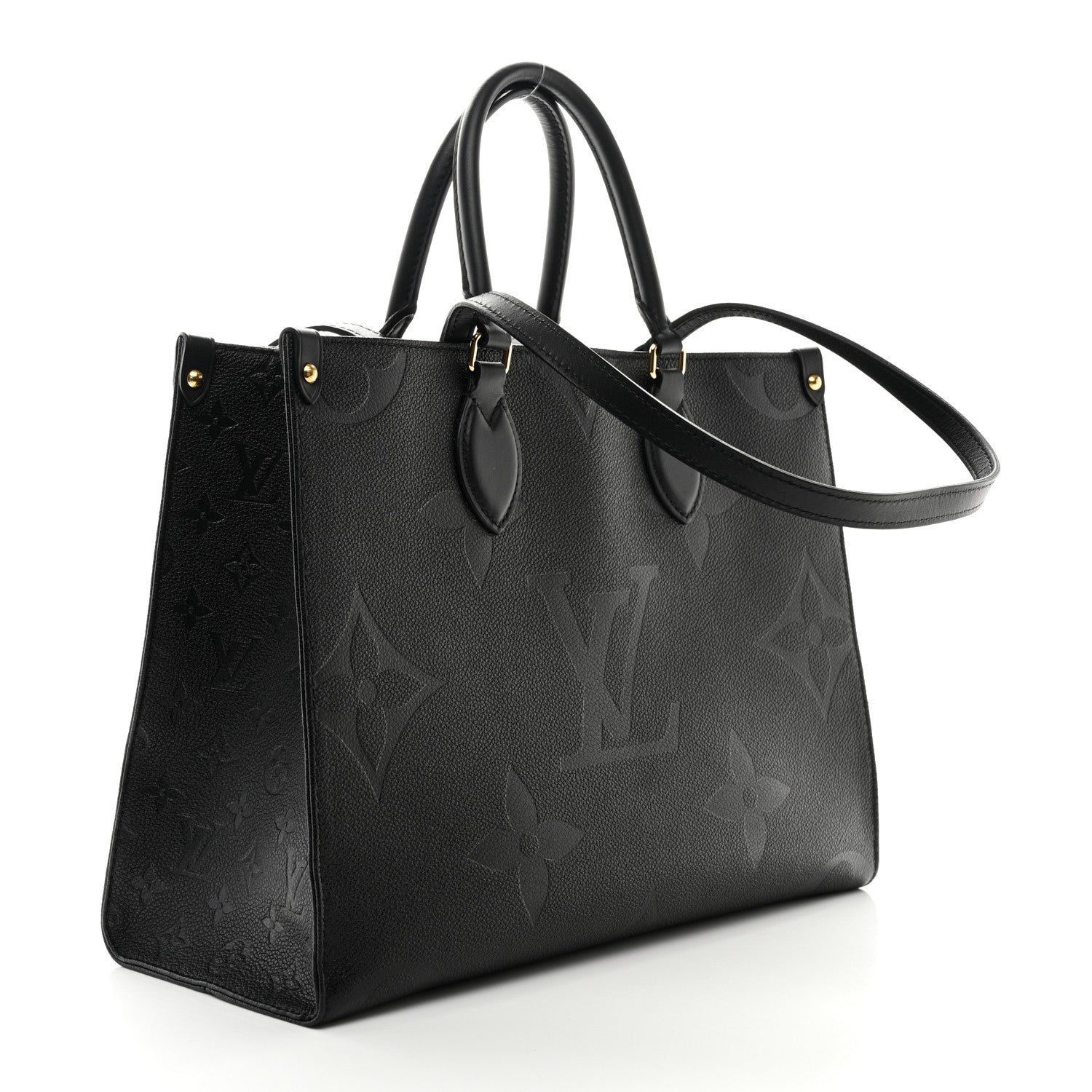 Louis Vuitton Empreinte Monogram Giant Onthego MM Black 3 of 9