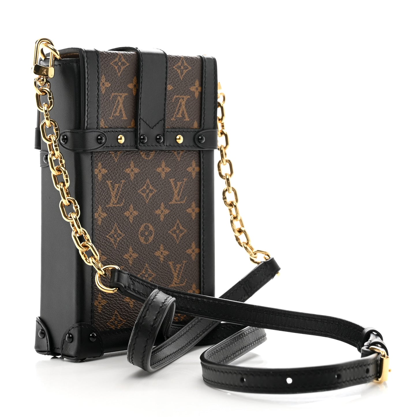 Monogram Pochette Trunk Verticale Black