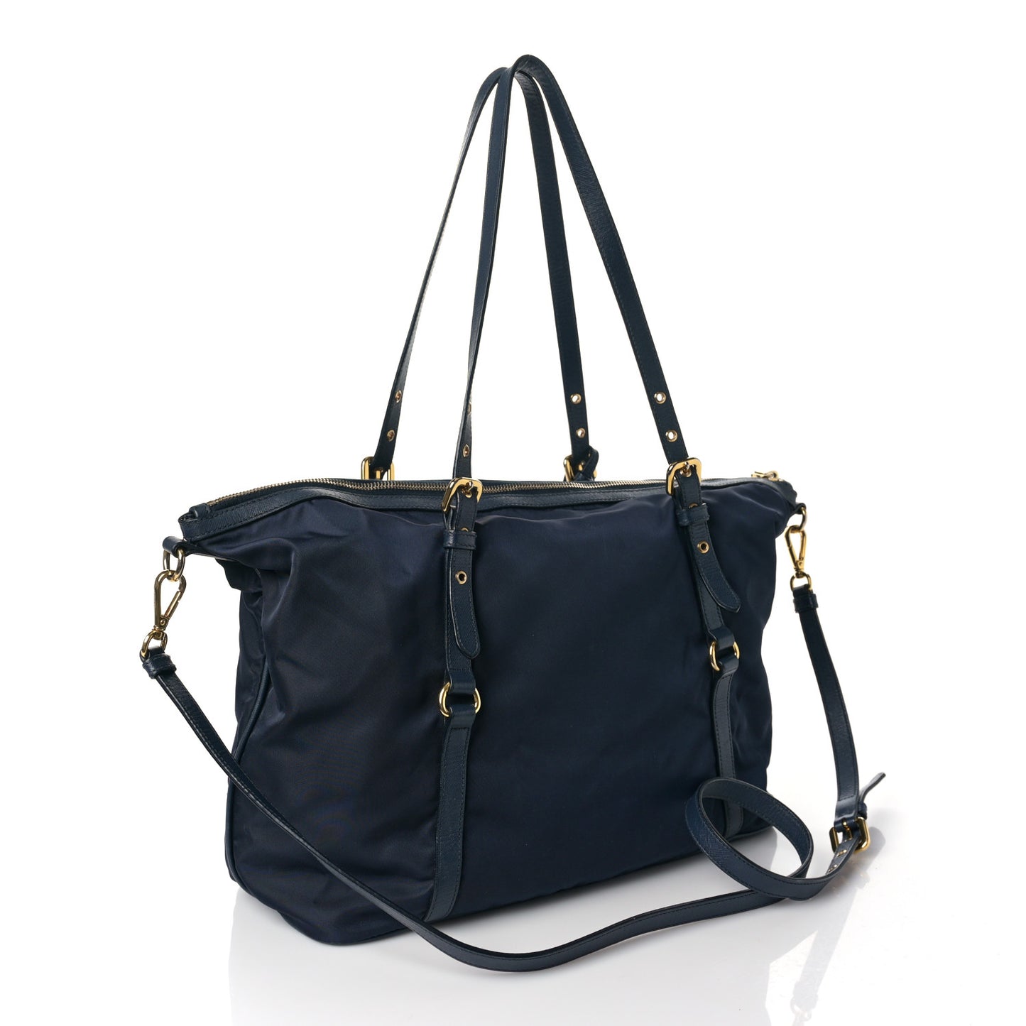 Tessuto Nylon Saffiano Tote Baltico